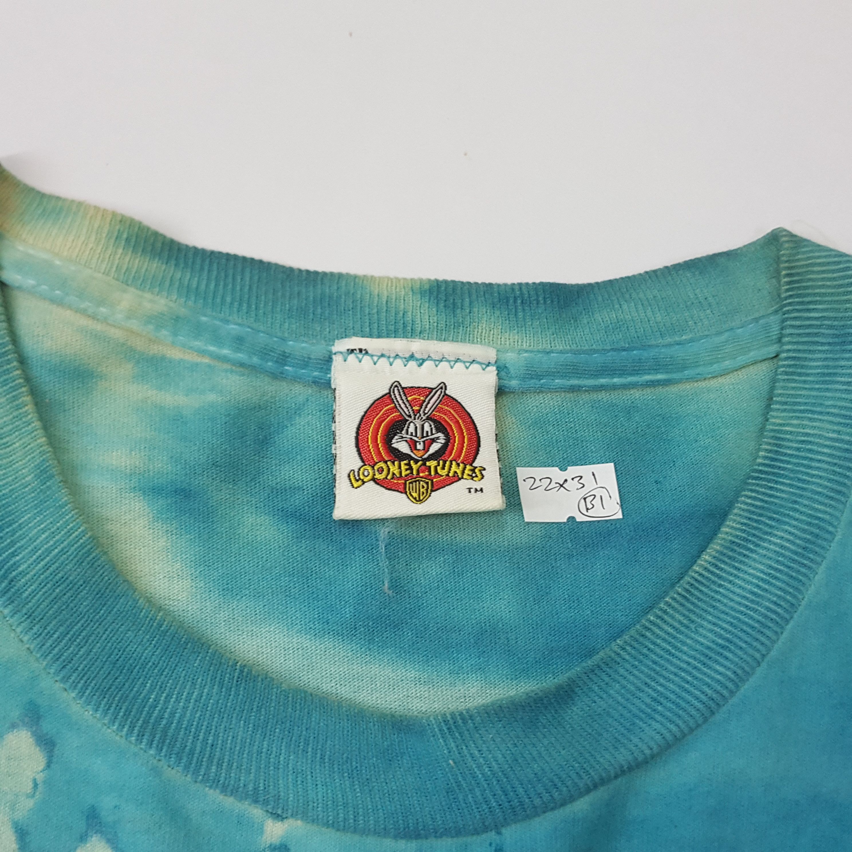 Cartoon Network × Vintage × Warner Bros Vintage 90's Looney Tunes Tweety Tie Dye t-Shirt Size US L / EU 52-54 / 3 - 3 Thumbnail