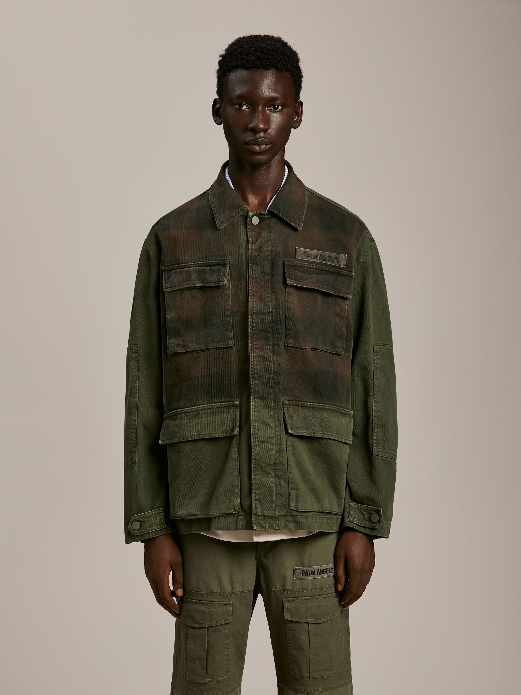 Palm Angels Palm Angels Oversized Military Buffalo Field Jacket Size US S / EU 44-46 / 1 - 14 Thumbnail