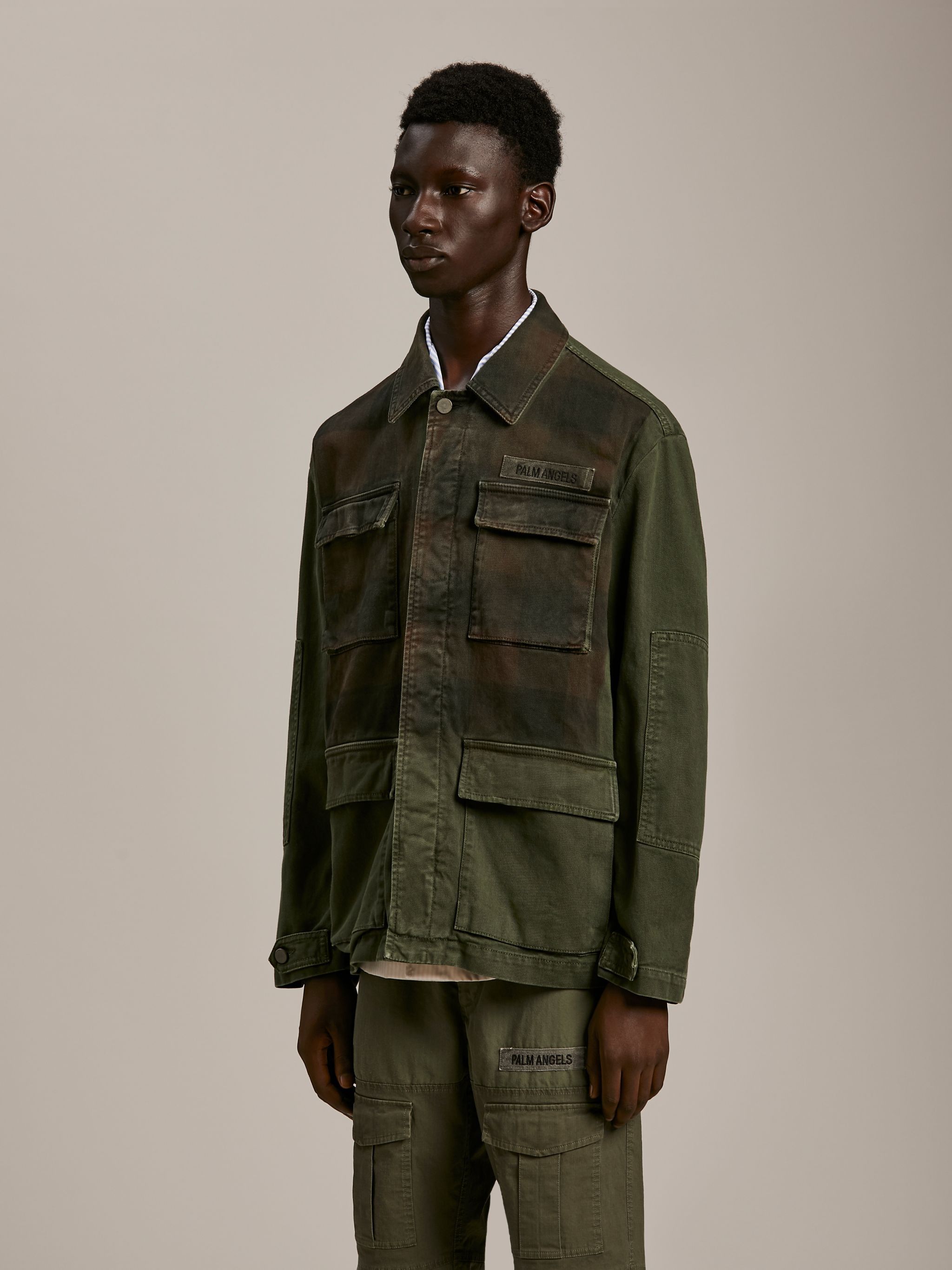 Palm Angels Palm Angels Oversized Military Buffalo Field Jacket Size US S / EU 44-46 / 1 - 15 Thumbnail