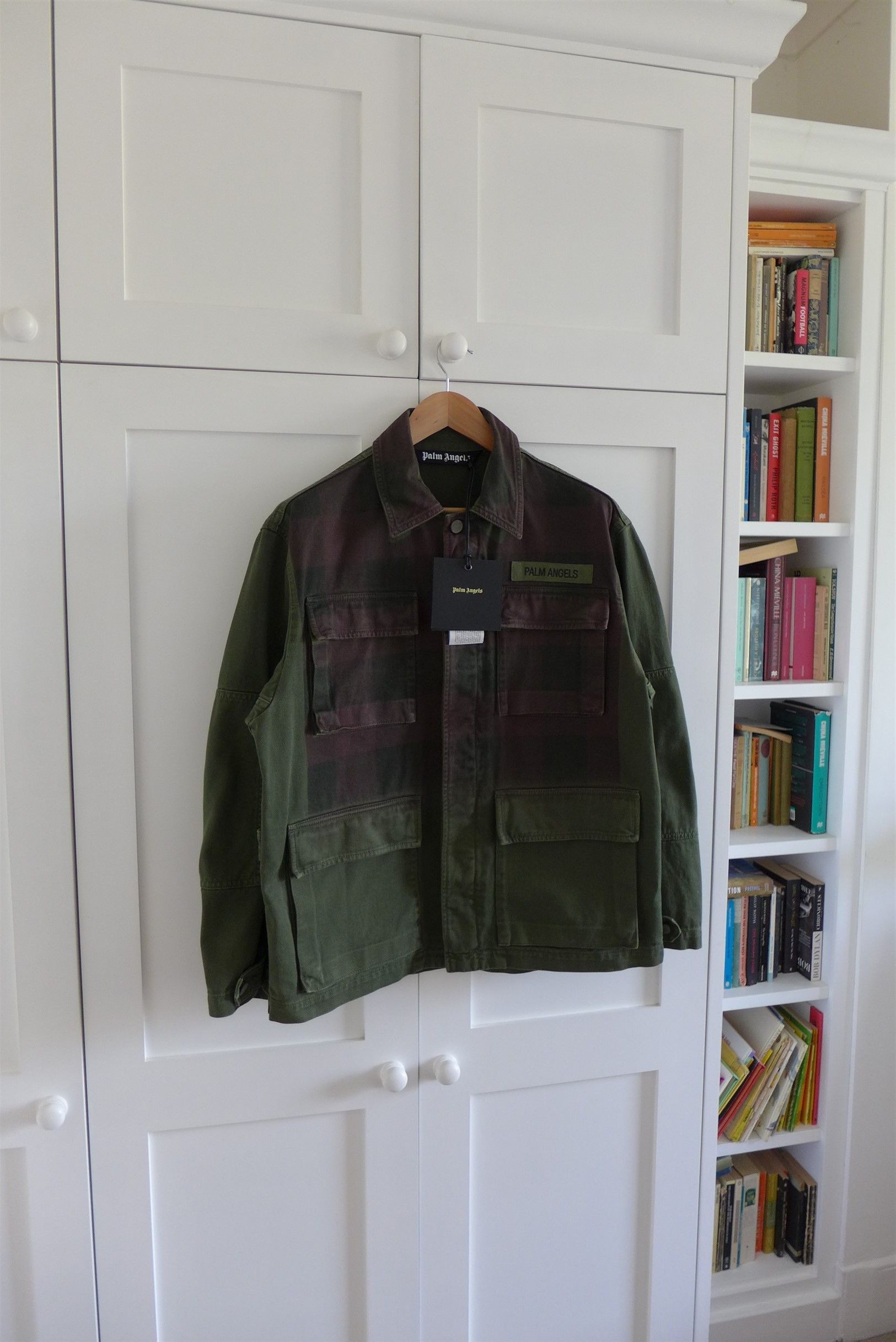 Palm Angels Palm Angels Oversized Military Buffalo Field Jacket Size US S / EU 44-46 / 1 - 1 Thumbnail