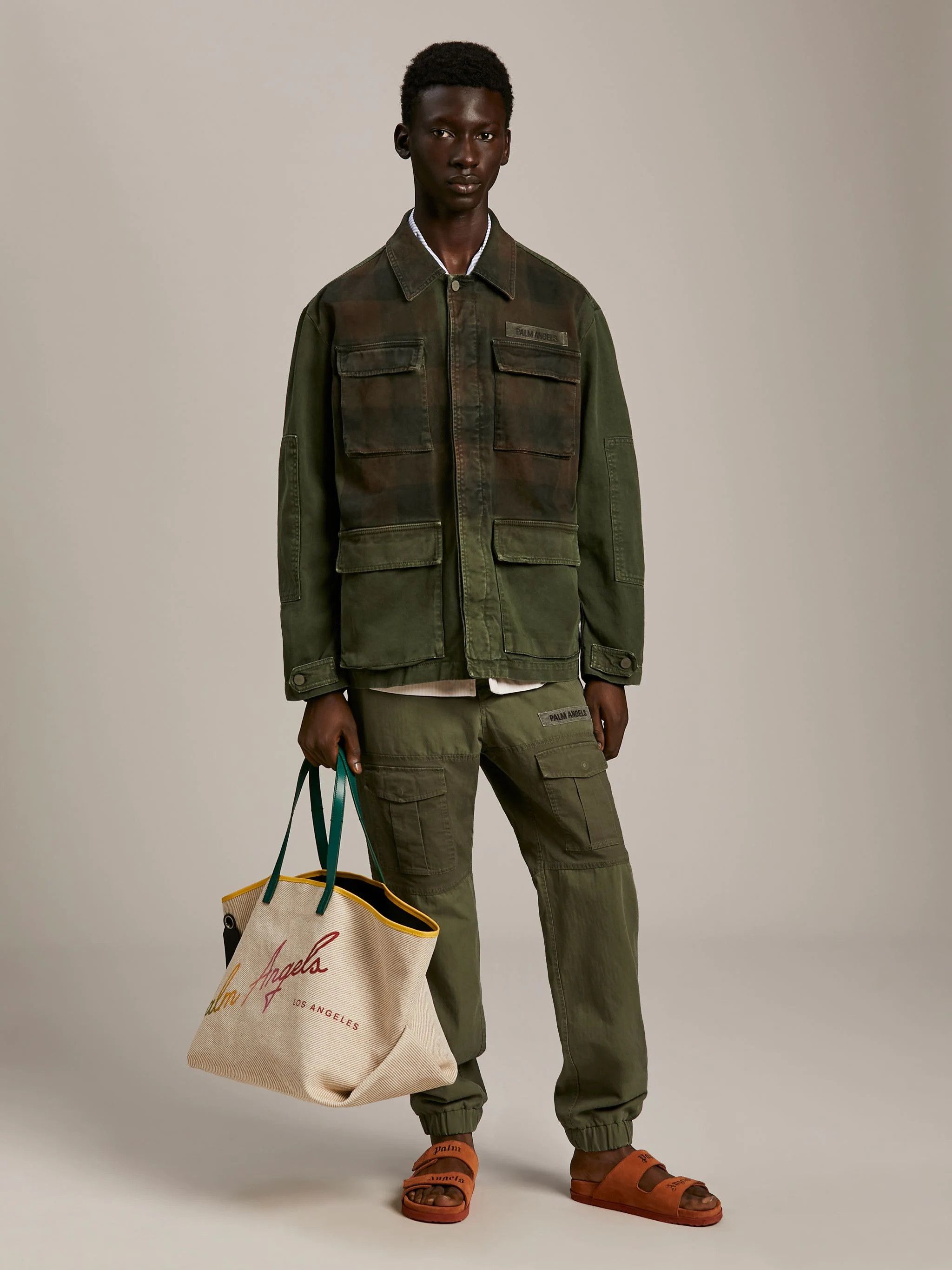 Palm Angels Palm Angels Oversized Military Buffalo Field Jacket Size US S / EU 44-46 / 1 - 19 Thumbnail