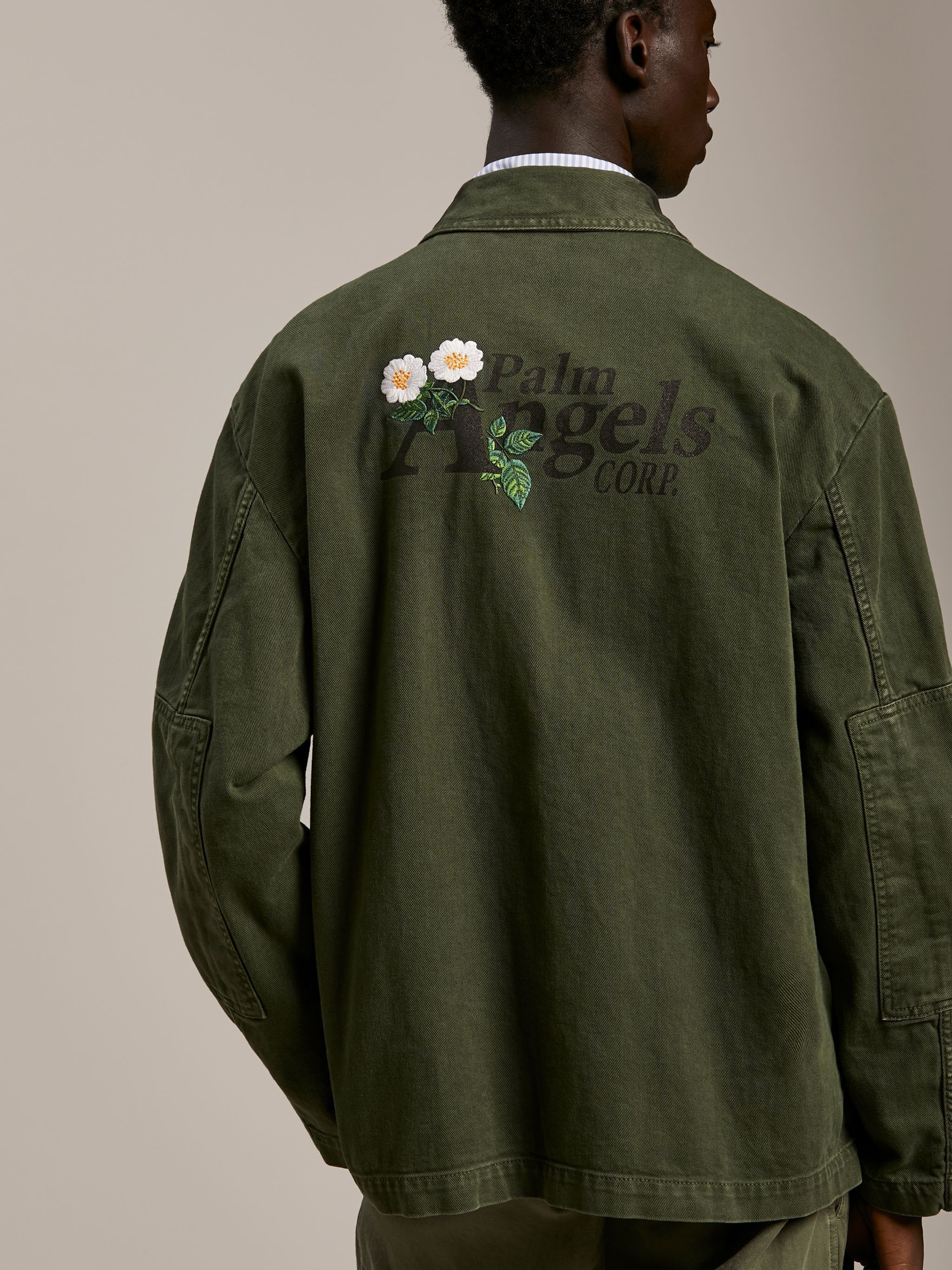 Palm Angels Palm Angels Oversized Military Buffalo Field Jacket Size US S / EU 44-46 / 1 - 17 Thumbnail