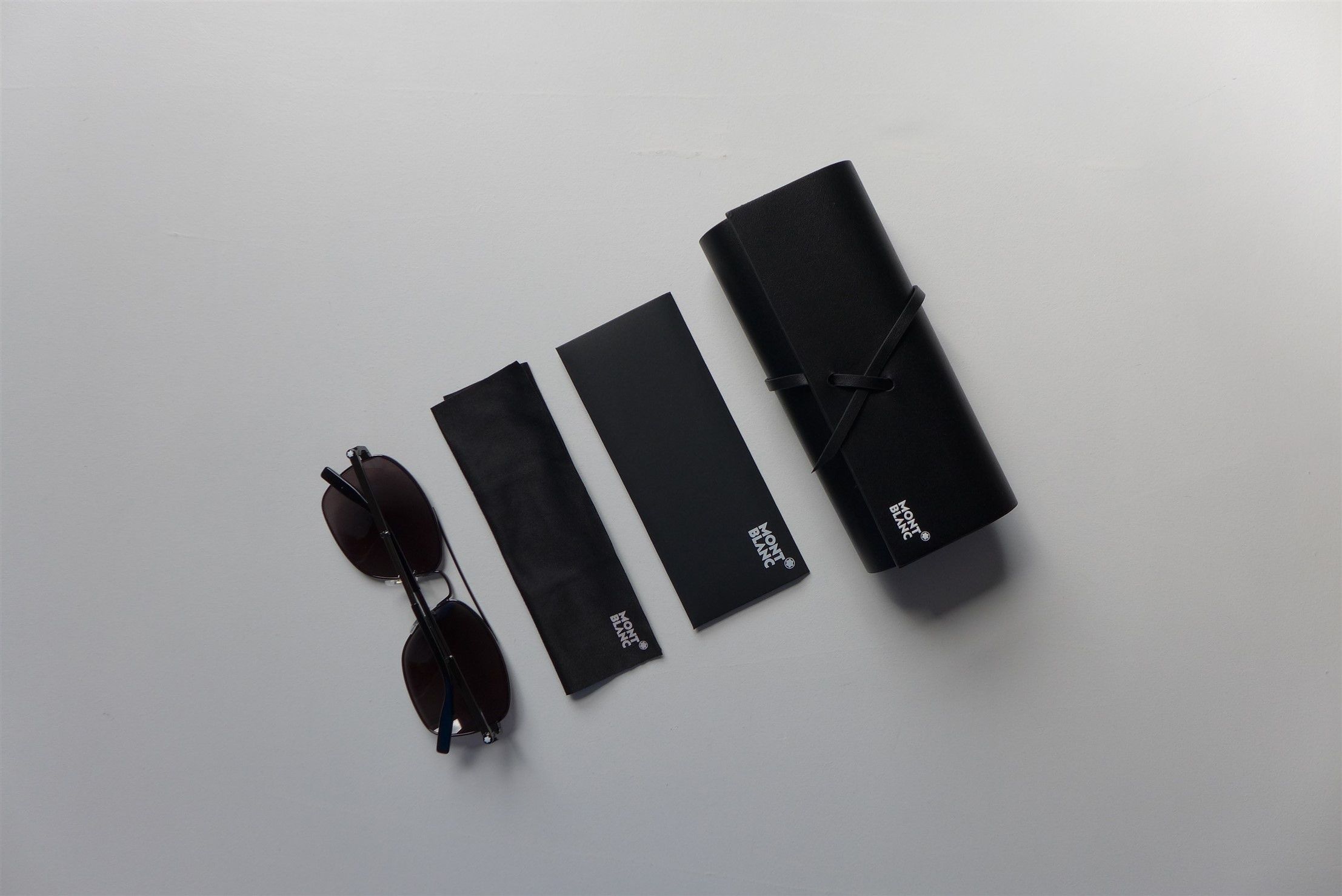 Montblanc Montblanc Aviator Polarized Sunglasses - Gunmetal Grey Size ONE SIZE - 2 Thumbnail