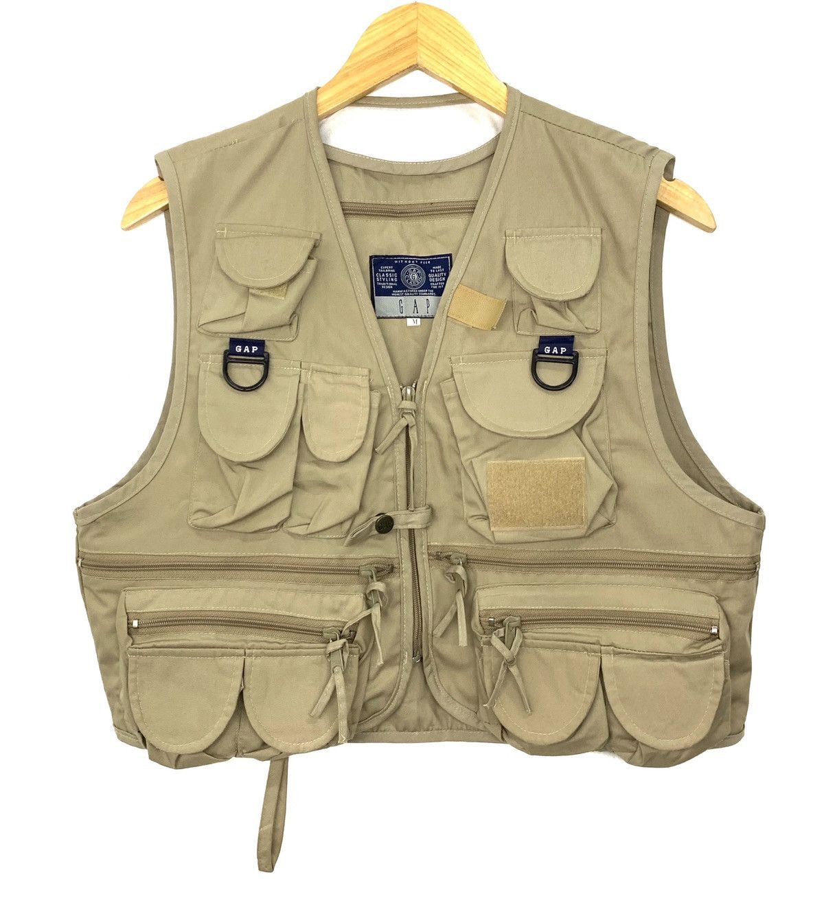 Gap × Japanese Brand Vintage GAP Tactical Utility Pocket Vests Size US M / EU 48-50 / 2 - 1 Thumbnail