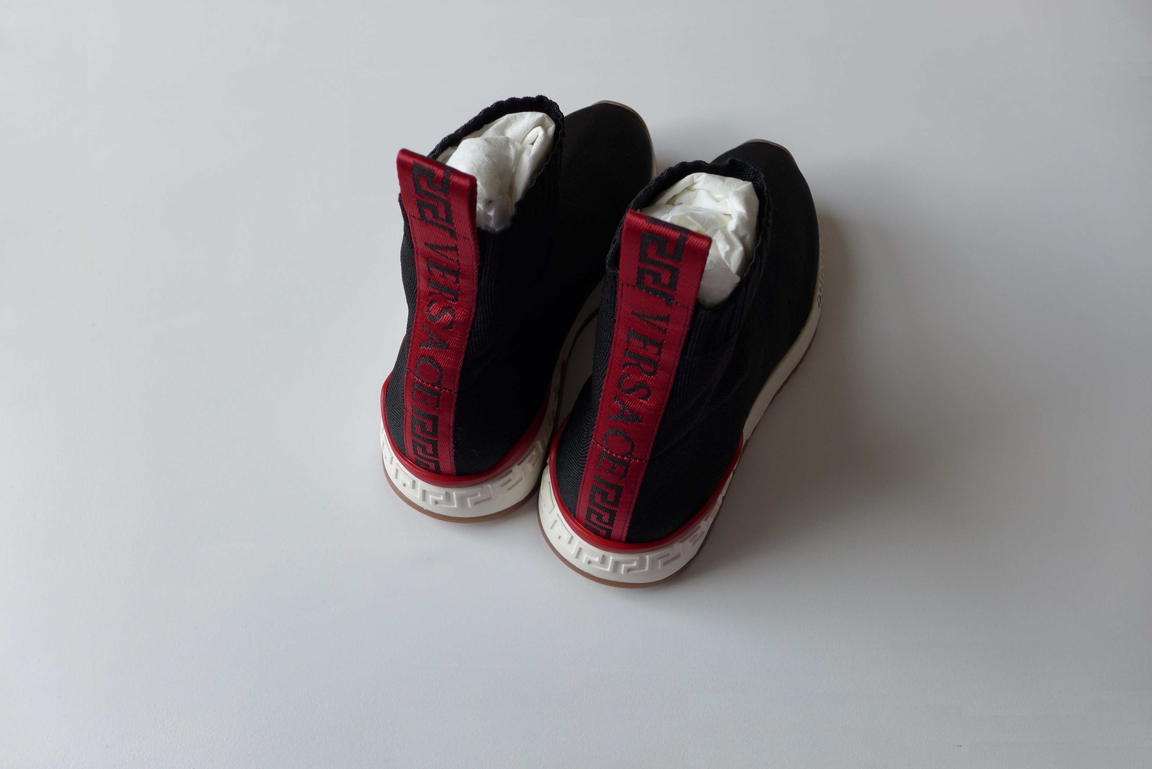 Versace Versace Black Hercules Sneakers Size US 8 / EU 41 - 13 Thumbnail