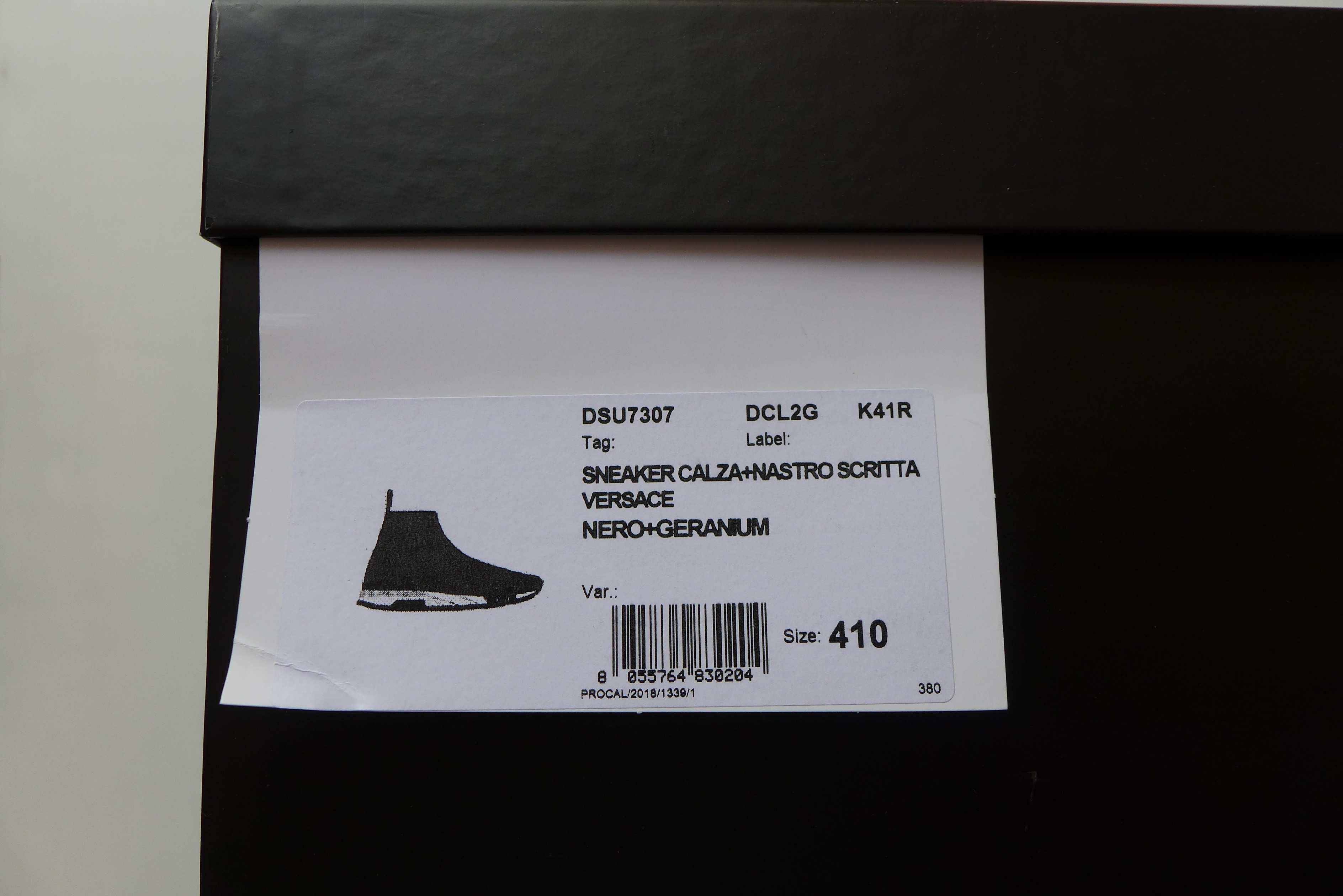 Versace Versace Black Hercules Sneakers Size US 8 / EU 41 - 21 Thumbnail