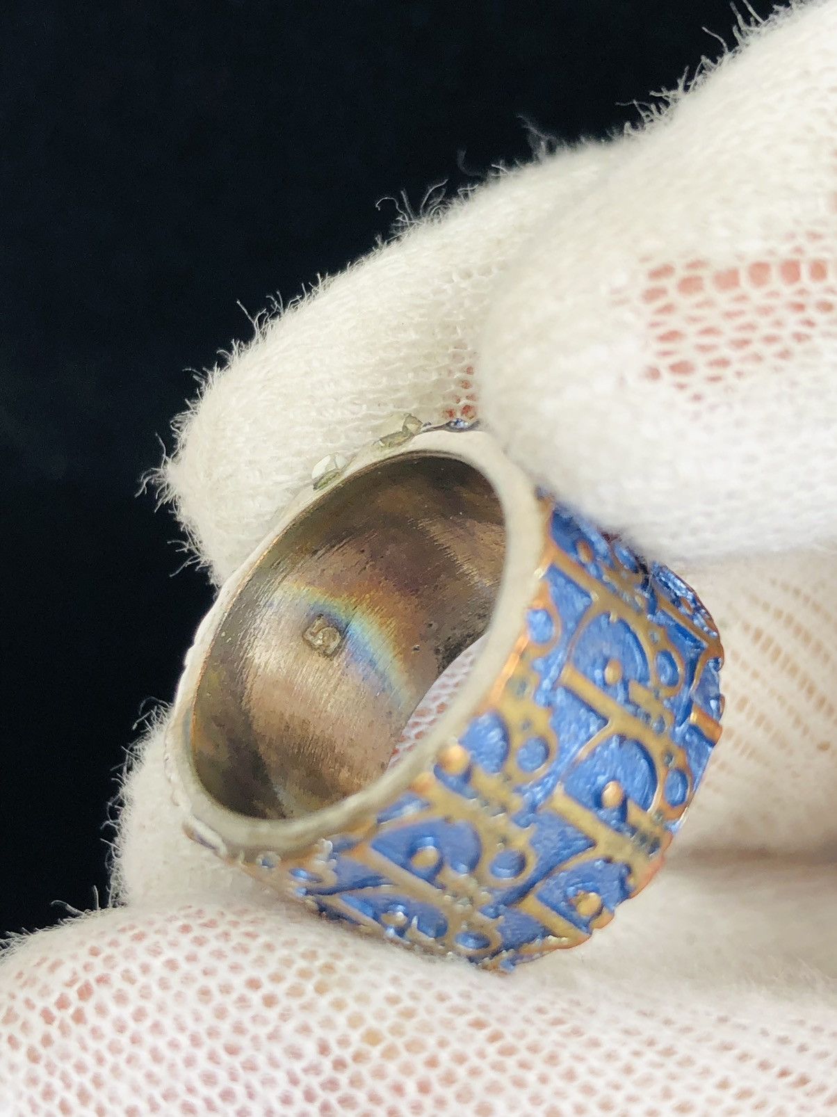 Dior Dior blue trotter 2 ring size 5 Size ONE SIZE - 3 Thumbnail