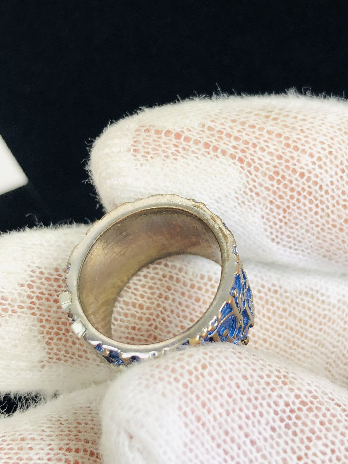 Dior Dior blue trotter 2 ring size 5 Size ONE SIZE - 4 Thumbnail