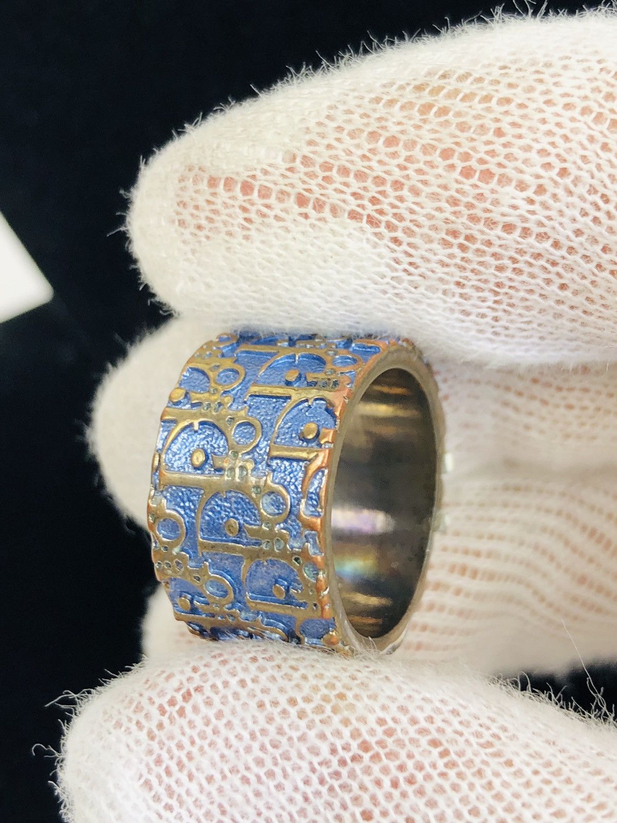 Dior Dior blue trotter 2 ring size 5 Size ONE SIZE - 5 Thumbnail