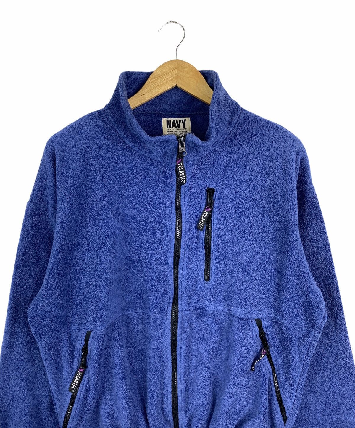 Polartec × Vintage VINTAGE NAVY POLARTEC OUTDOOR SPORTSWEAR FLEECE SWEATER Size US M / EU 48-50 / 2 - 3 Thumbnail