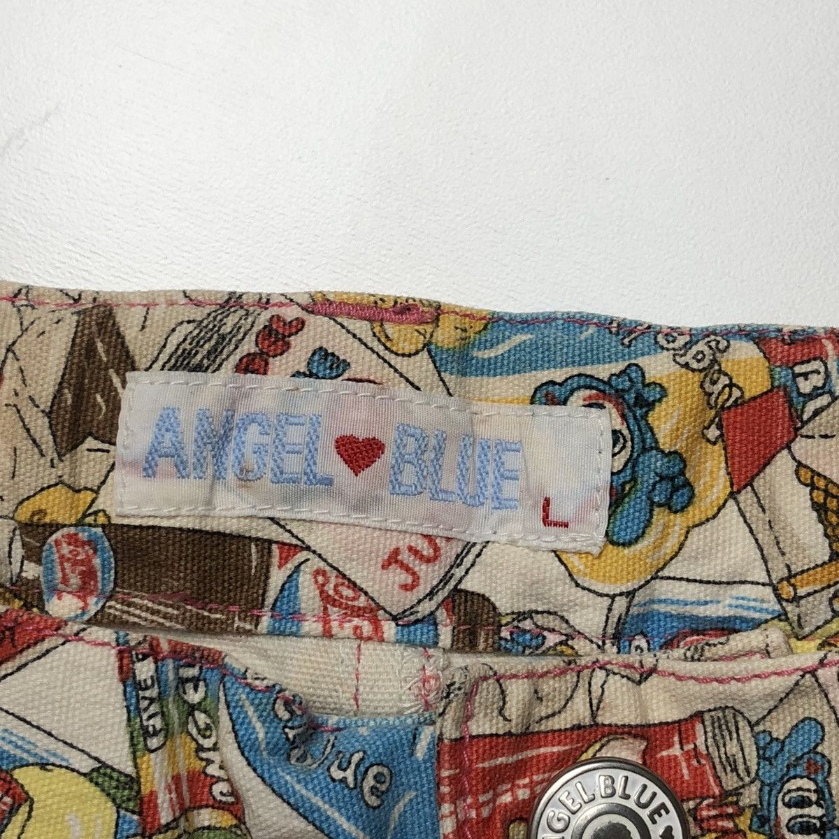 Angel Blue 1990s Angel Blue - Printed Summer/Hot Pants Size US 28 / EU 44 - 5 Thumbnail