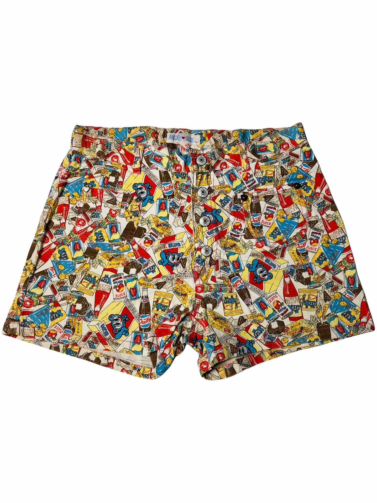 Angel Blue 1990s Angel Blue - Printed Summer/Hot Pants Size US 28 / EU 44 - 2 Thumbnail