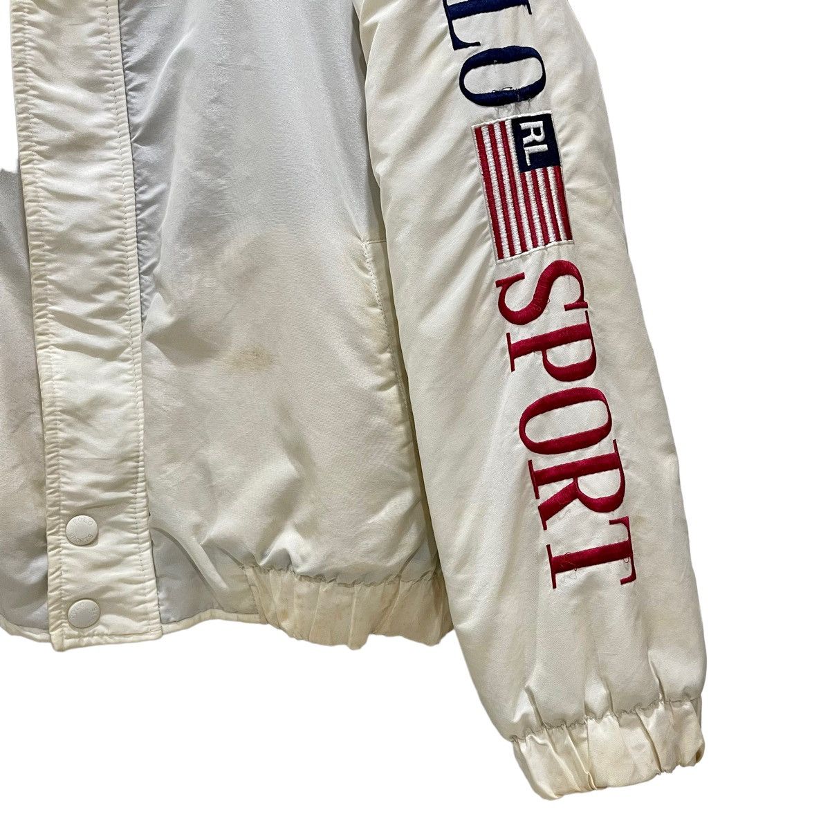 Polo Ralph Lauren Vintage 90s POLO SPORT Ralph Lauren Bomber Jacket Size US XL / EU 56 / 4 - 7 Thumbnail