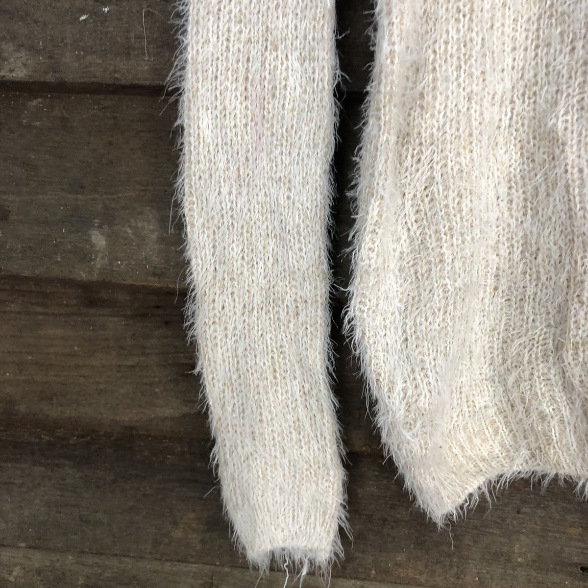 Homespun Knitwear DLL Japan Mohair Soft Fur Shag Shaggy Knitwear #c1090 Size M / US 6-8 / IT 42-44 - 6 Thumbnail