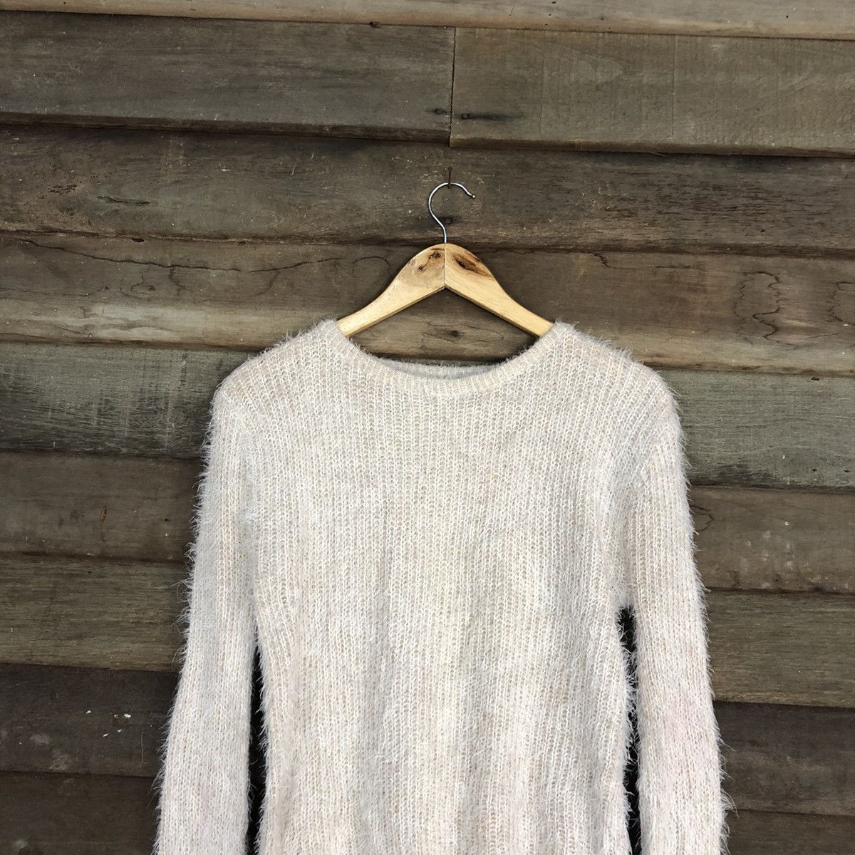 Homespun Knitwear DLL Japan Mohair Soft Fur Shag Shaggy Knitwear #c1090 Size M / US 6-8 / IT 42-44 - 2 Thumbnail