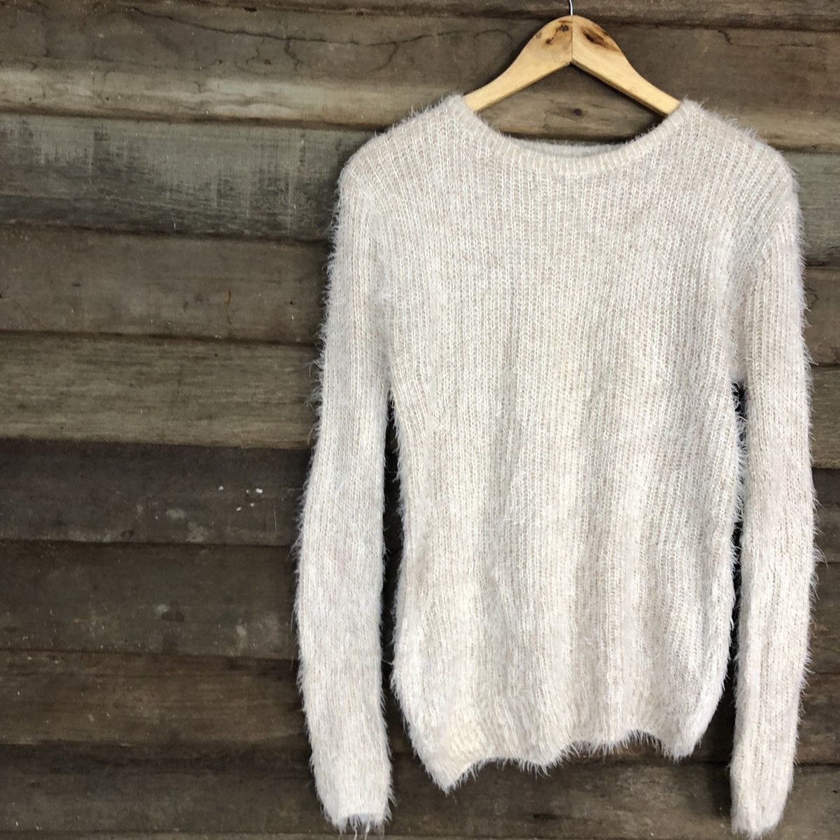 Homespun Knitwear DLL Japan Mohair Soft Fur Shag Shaggy Knitwear #c1090 Size M / US 6-8 / IT 42-44 - 7 Thumbnail