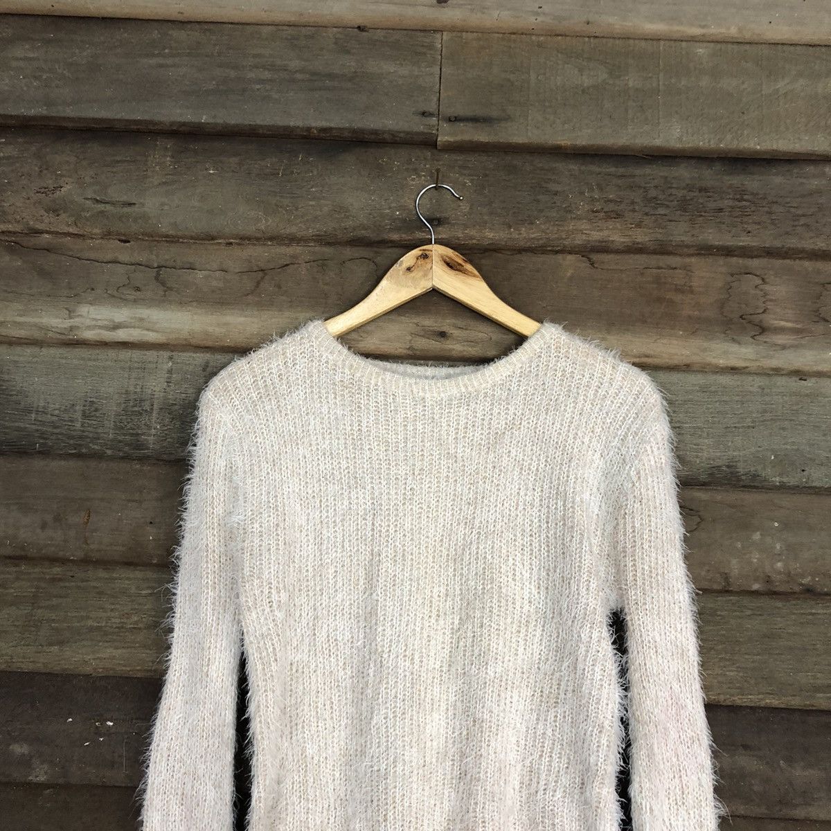 Homespun Knitwear DLL Japan Mohair Soft Fur Shag Shaggy Knitwear #c1090 Size M / US 6-8 / IT 42-44 - 9 Thumbnail