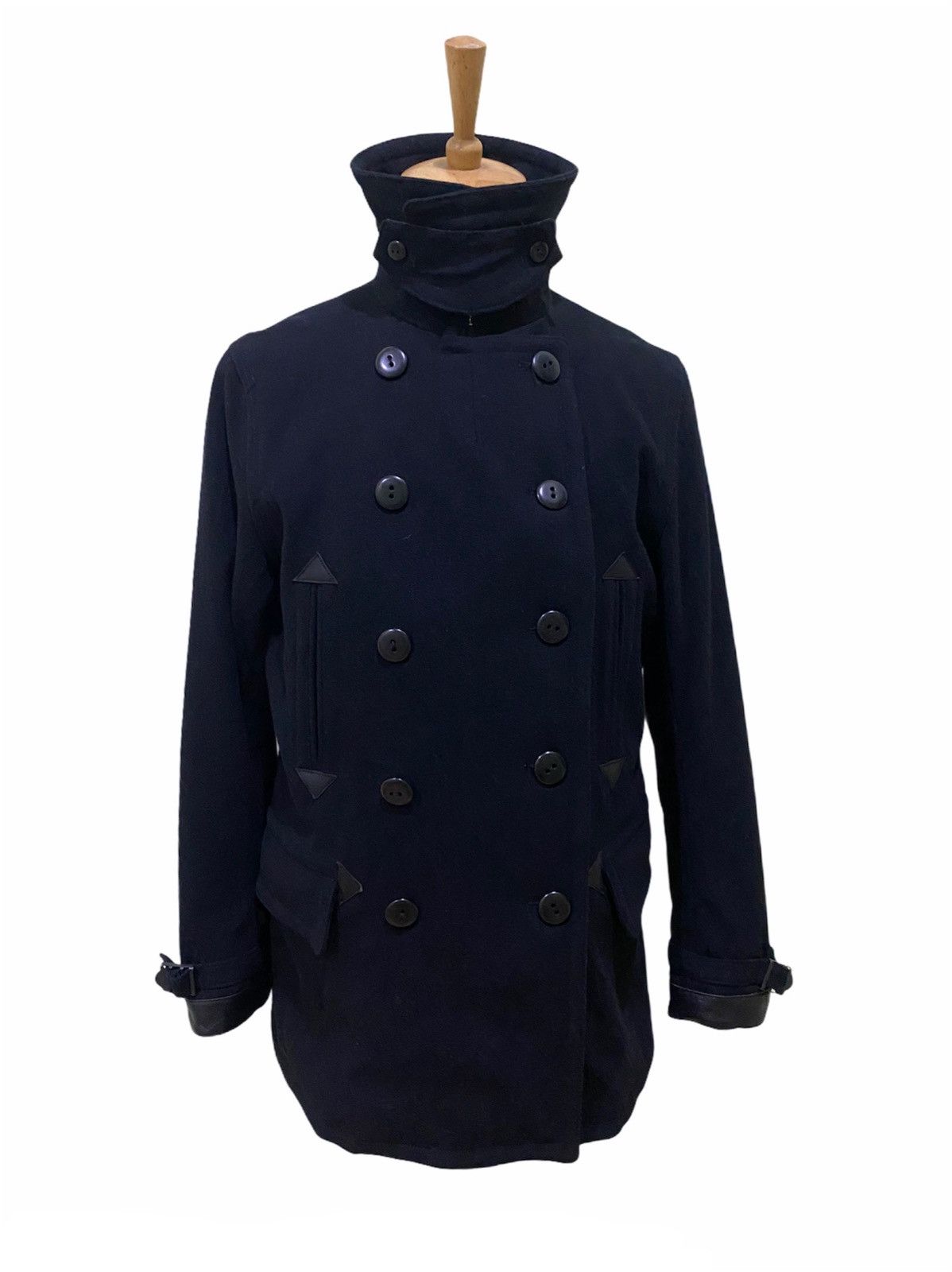 Nigel Cabourn 🔥NIGEL CARBOURN NAVY PEACOAT Size US M / EU 48-50 / 2 - 2 Thumbnail