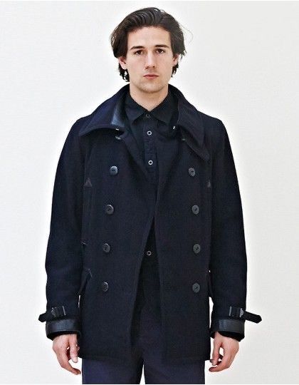 Nigel Cabourn 🔥NIGEL CARBOURN NAVY PEACOAT Size US M / EU 48-50 / 2 - 1 Thumbnail