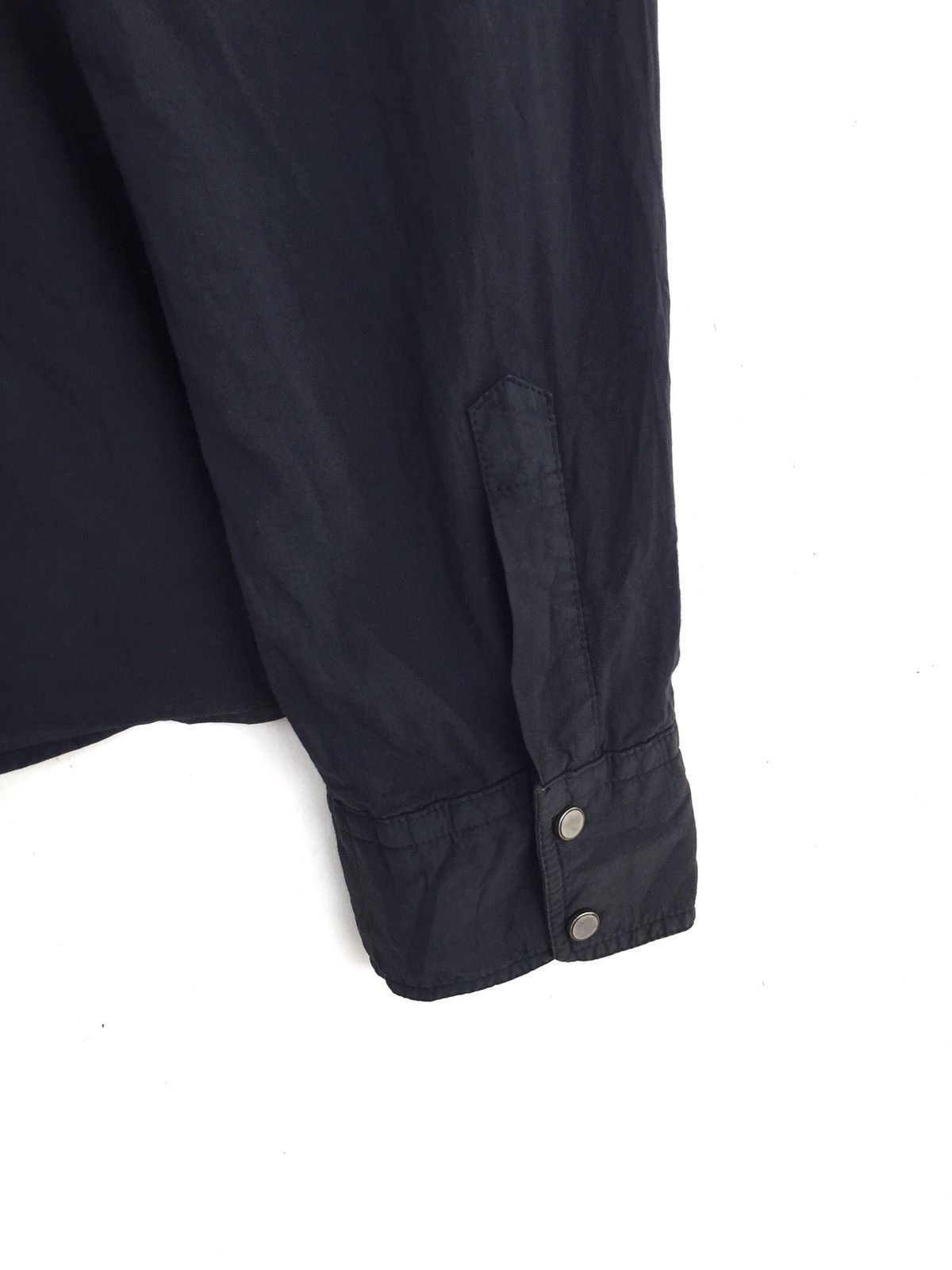 Versace 90s Versace Medusa Minimal Stretch B/D Shirt Size US L / EU 52-54 / 3 - 5 Thumbnail
