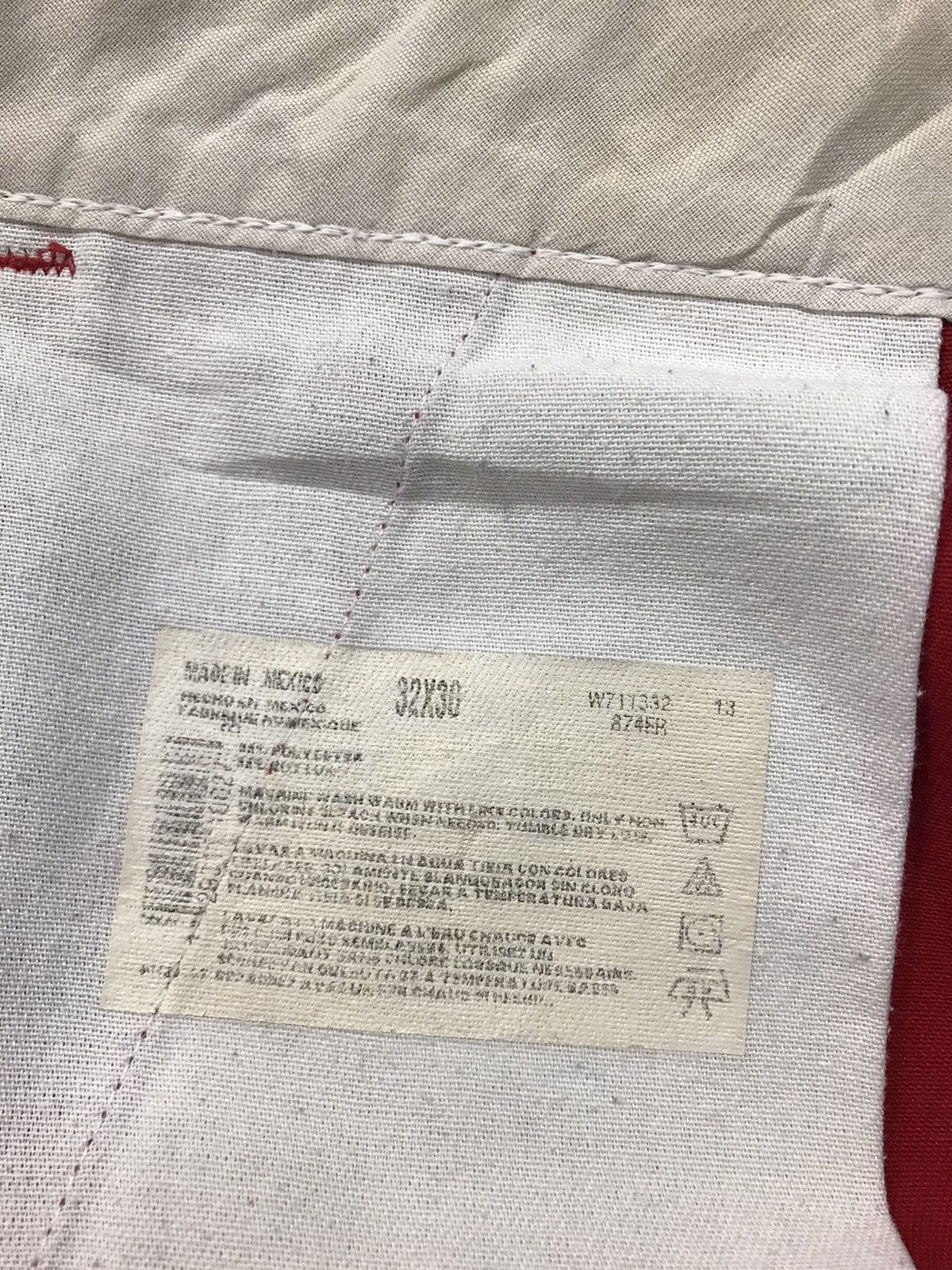 Dickies × Vintage Dickies Trouser Red Khakis Inspired Designer Unisex Wear Size US 31 - 5 Thumbnail