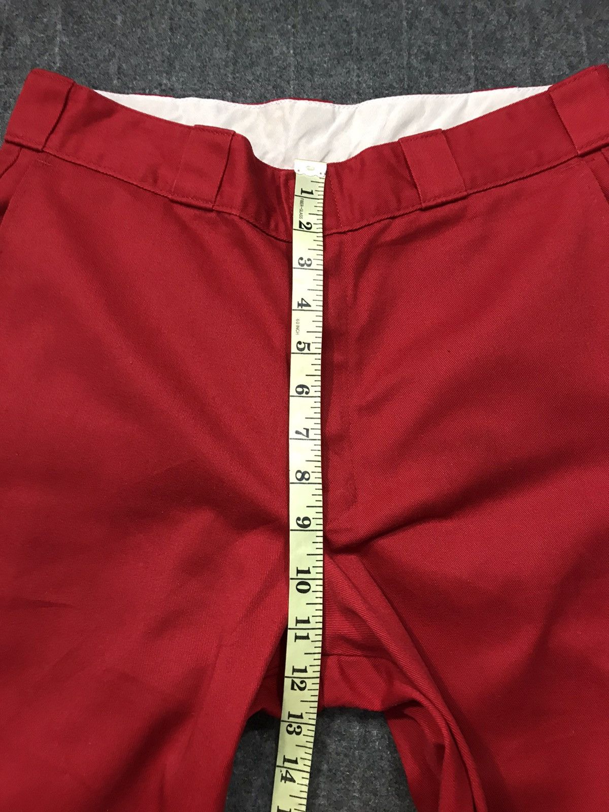 Dickies × Vintage Dickies Trouser Red Khakis Inspired Designer Unisex Wear Size US 31 - 9 Thumbnail