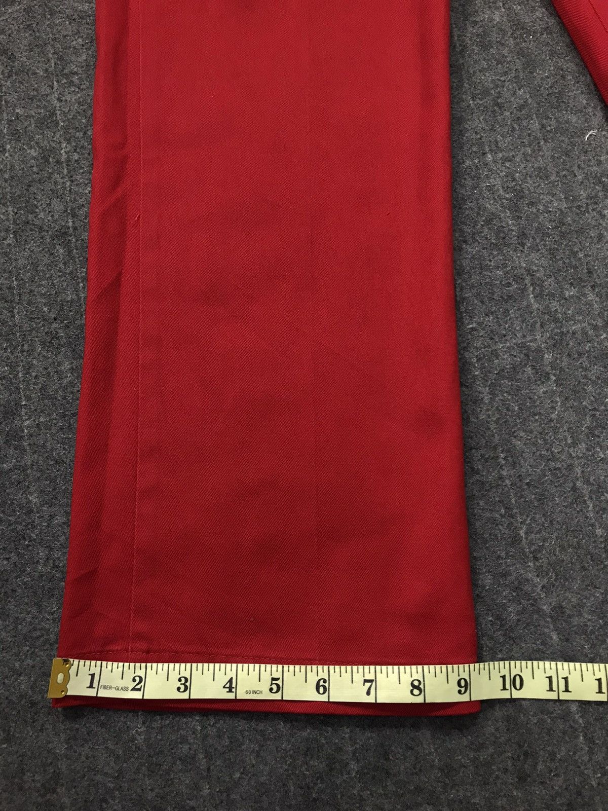 Dickies × Vintage Dickies Trouser Red Khakis Inspired Designer Unisex Wear Size US 31 - 11 Thumbnail