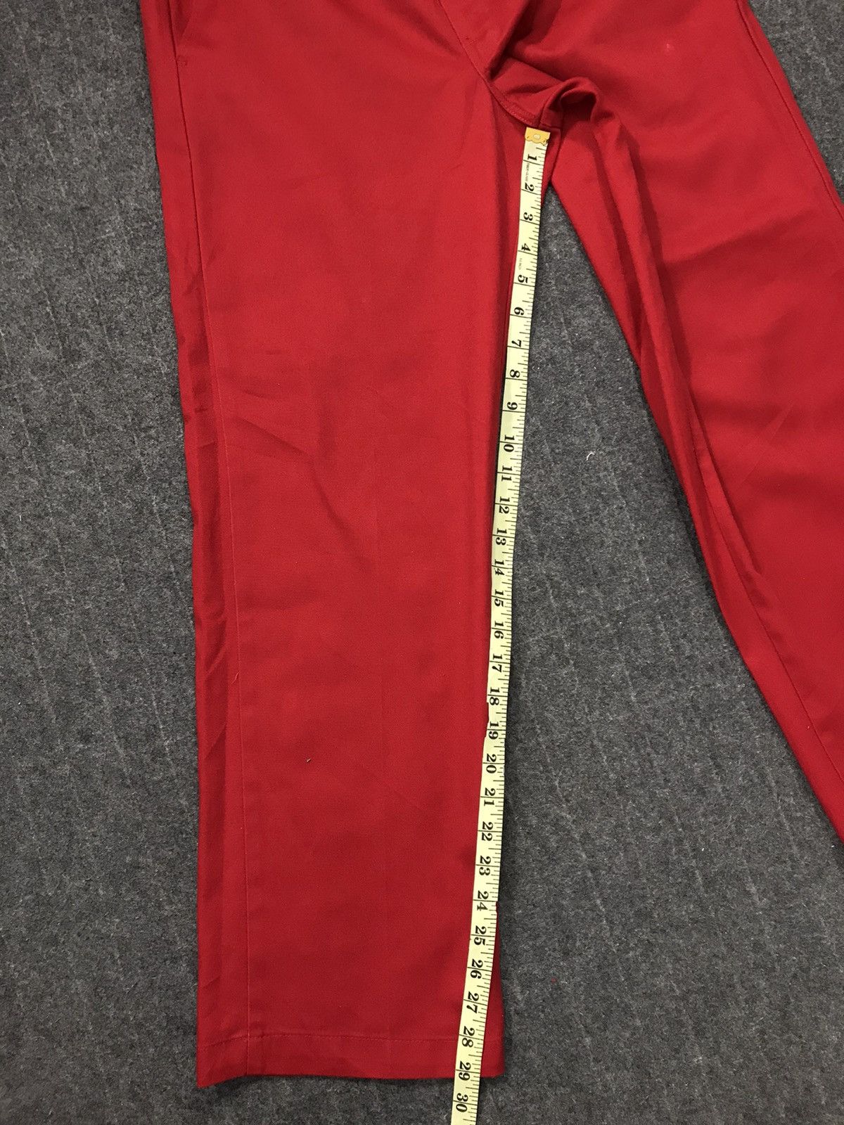 Dickies × Vintage Dickies Trouser Red Khakis Inspired Designer Unisex Wear Size US 31 - 8 Thumbnail
