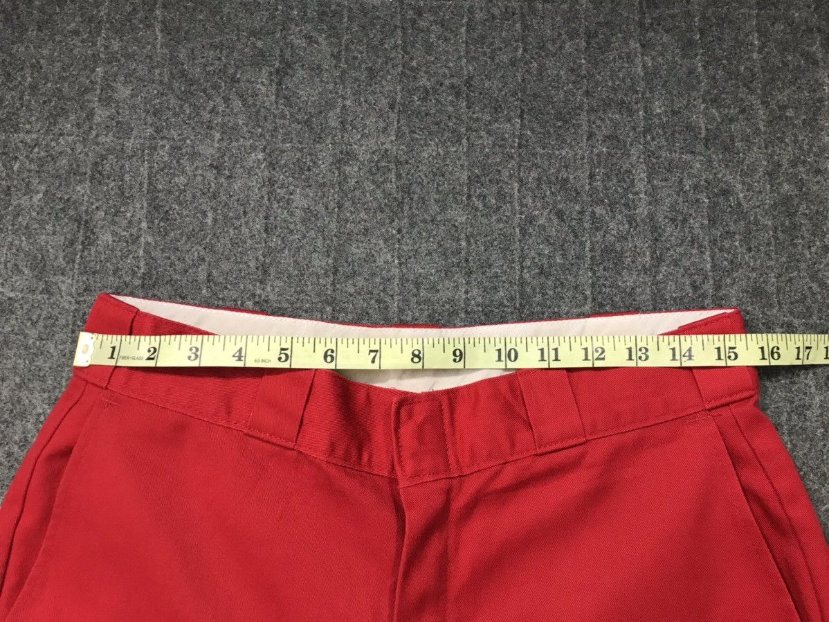 Dickies × Vintage Dickies Trouser Red Khakis Inspired Designer Unisex Wear Size US 31 - 6 Thumbnail