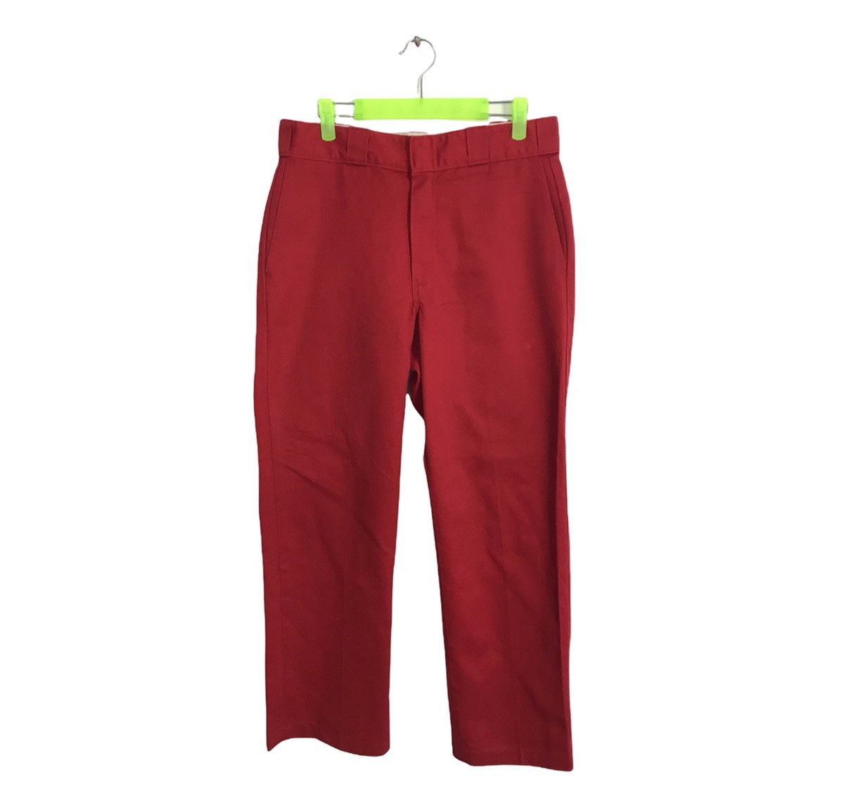 Dickies × Vintage Dickies Trouser Red Khakis Inspired Designer Unisex Wear Size US 31 - 1 Thumbnail