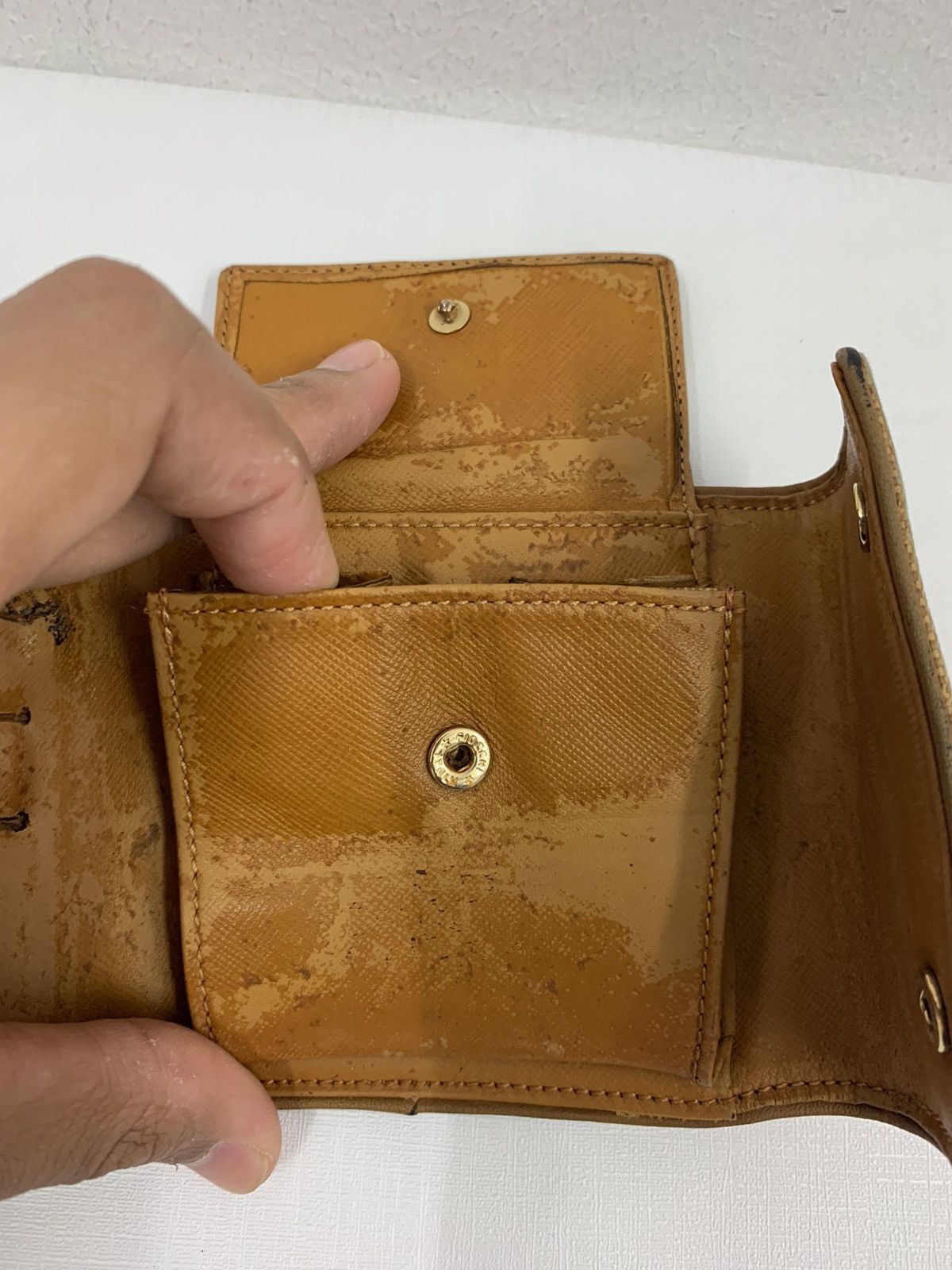 Louis Vuitton Louis Vuitton Mini Lin Monogram Compact Wallet Size ONE SIZE - 8 Thumbnail