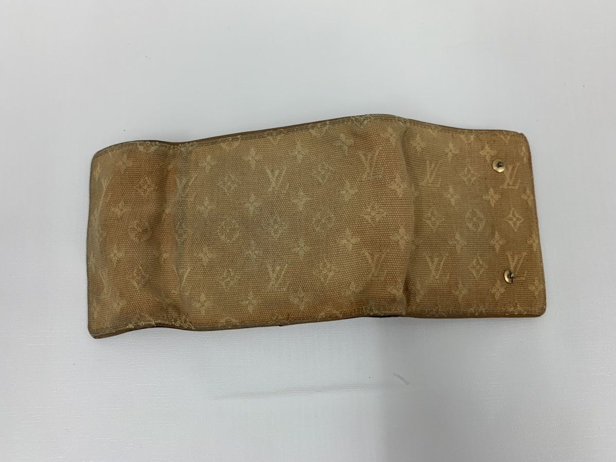 Louis Vuitton Louis Vuitton Mini Lin Monogram Compact Wallet Size ONE SIZE - 12 Thumbnail