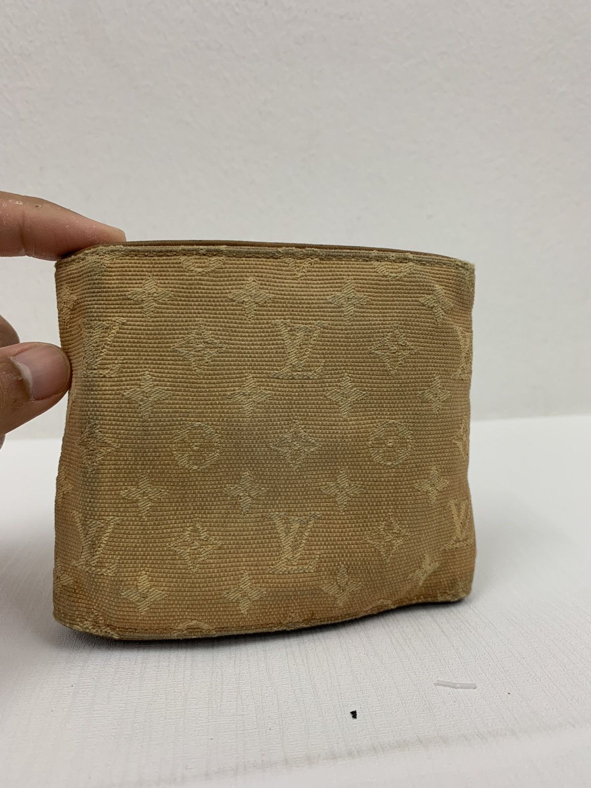 Louis Vuitton Louis Vuitton Mini Lin Monogram Compact Wallet Size ONE SIZE - 2 Thumbnail
