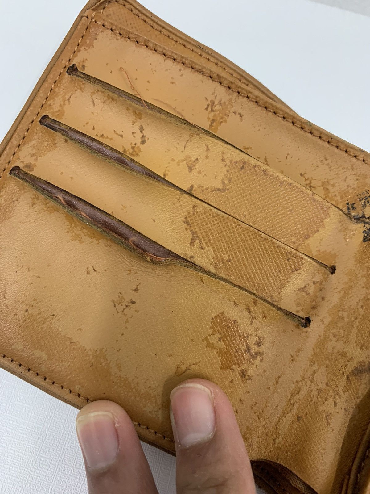 Louis Vuitton Louis Vuitton Mini Lin Monogram Compact Wallet Size ONE SIZE - 7 Thumbnail