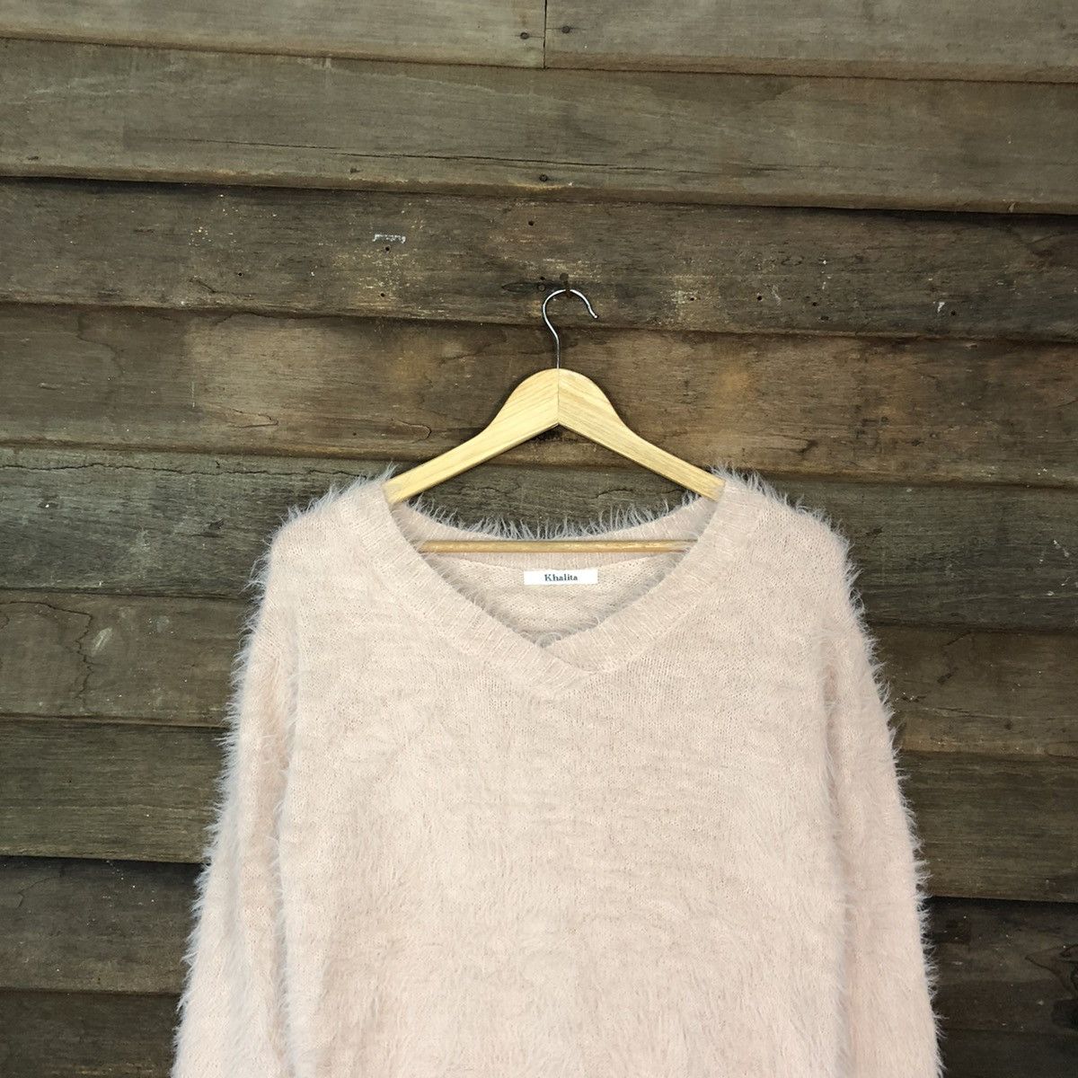 Homespun Knitwear DLL Khalita Pink Mohair fur Shag Shaggy Knitwear #c1063 Size US M / EU 48-50 / 2 - 9 Thumbnail
