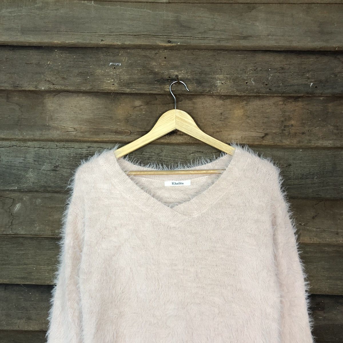 Homespun Knitwear DLL Khalita Pink Mohair fur Shag Shaggy Knitwear #c1063 Size US M / EU 48-50 / 2 - 2 Thumbnail