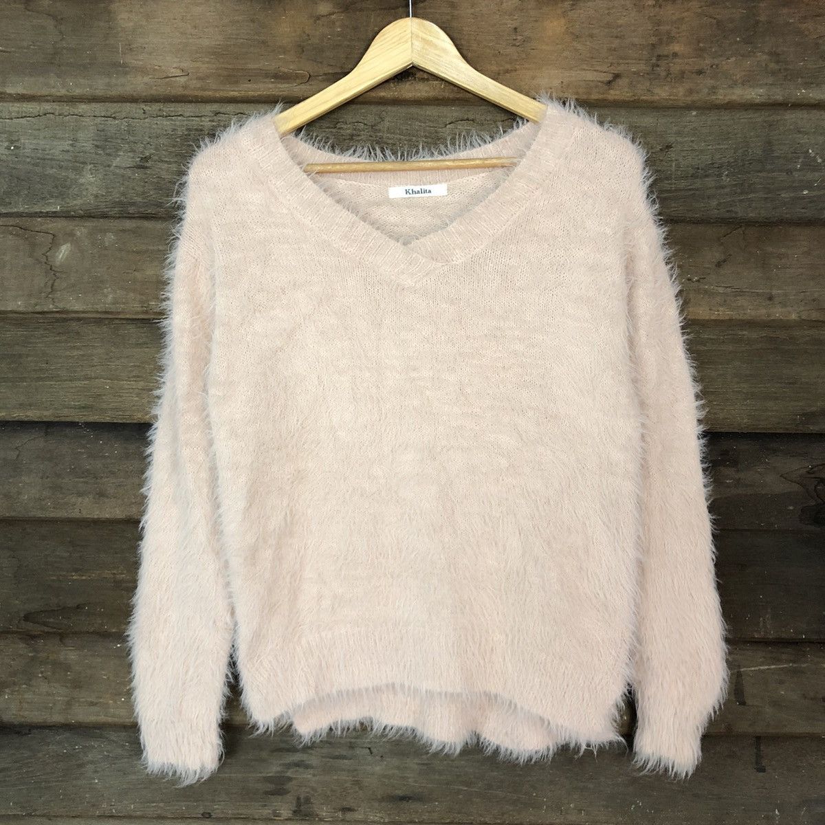 Homespun Knitwear DLL Khalita Pink Mohair fur Shag Shaggy Knitwear #c1063 Size US M / EU 48-50 / 2 - 8 Thumbnail
