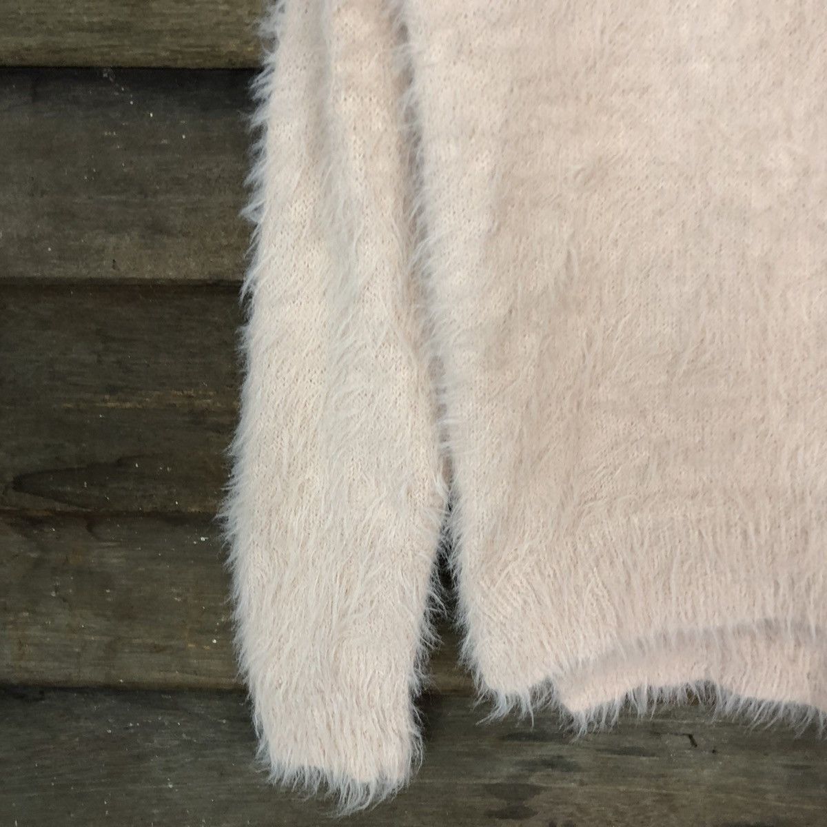 Homespun Knitwear DLL Khalita Pink Mohair fur Shag Shaggy Knitwear #c1063 Size US M / EU 48-50 / 2 - 6 Thumbnail