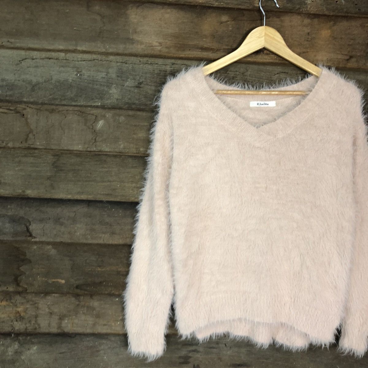 Homespun Knitwear DLL Khalita Pink Mohair fur Shag Shaggy Knitwear #c1063 Size US M / EU 48-50 / 2 - 7 Thumbnail