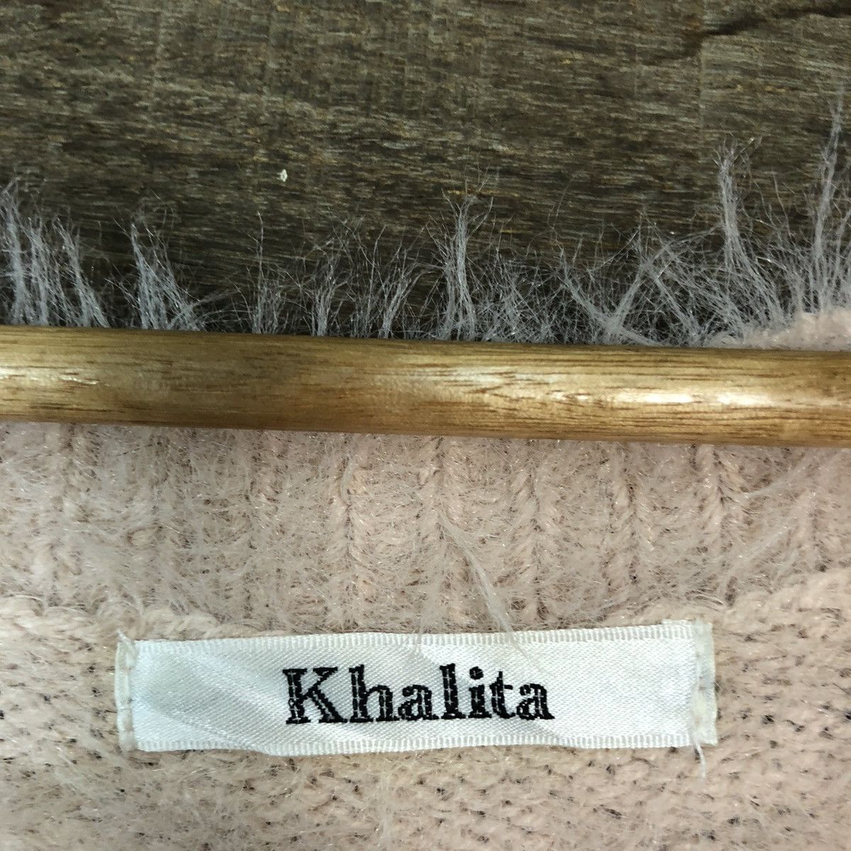 Homespun Knitwear DLL Khalita Pink Mohair fur Shag Shaggy Knitwear #c1063 Size US M / EU 48-50 / 2 - 10 Thumbnail
