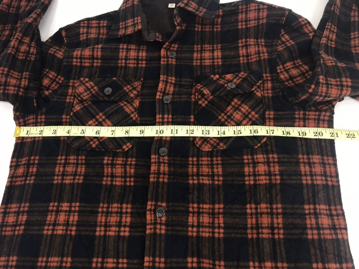 Japanese Brand × Uniqlo Uniqlo Flannel Western Double Pocket Plaid Check Striped Size US M / EU 48-50 / 2 - 8 Thumbnail