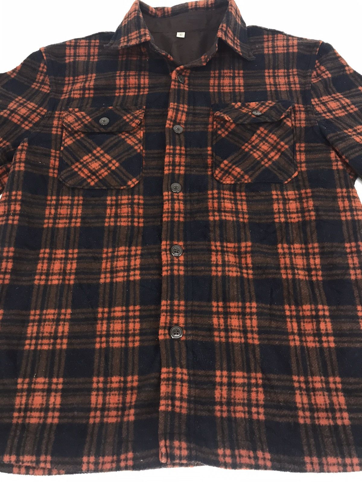Japanese Brand × Uniqlo Uniqlo Flannel Western Double Pocket Plaid Check Striped Size US M / EU 48-50 / 2 - 2 Thumbnail