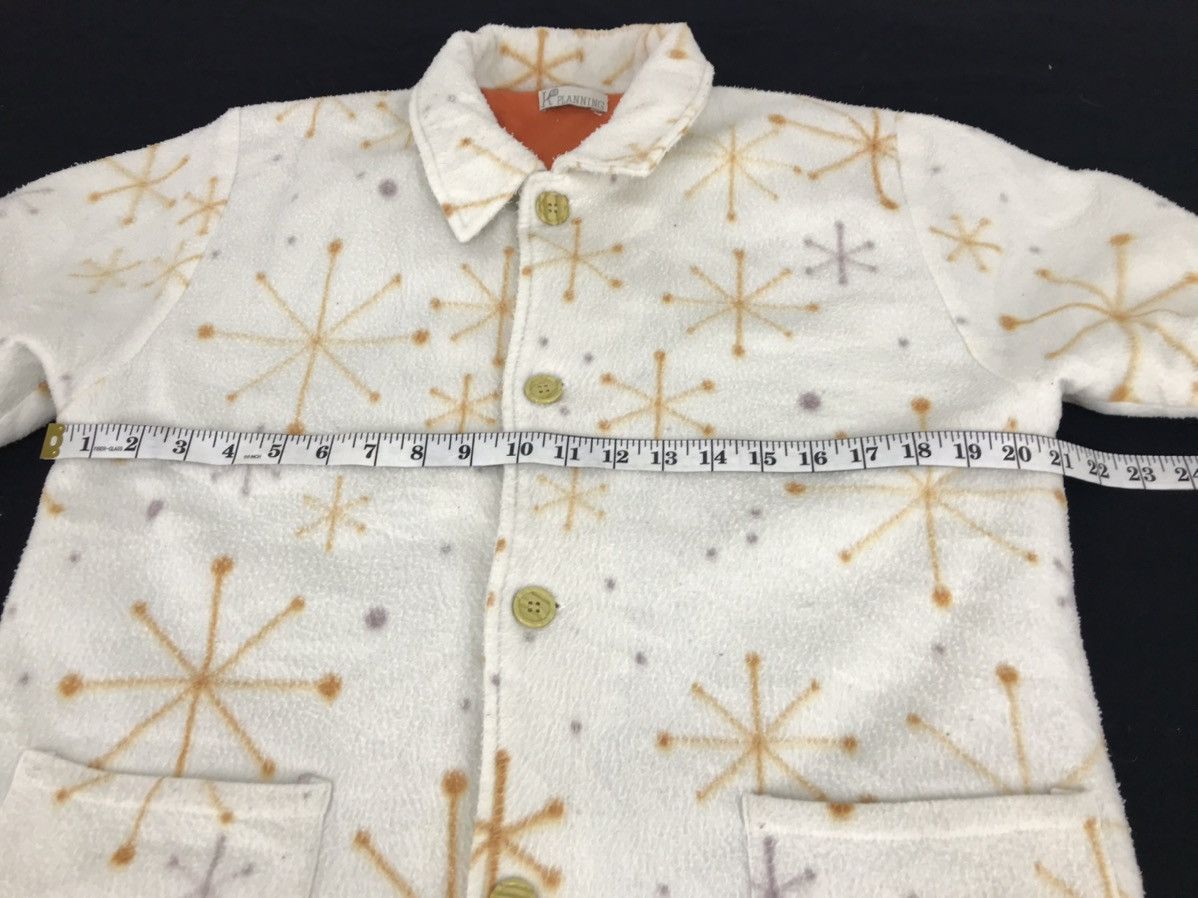 Japanese Brand × Vintage Vintage K Planning Fleece Ethic Star Design Button Down Size US M / EU 48-50 / 2 - 4 Thumbnail