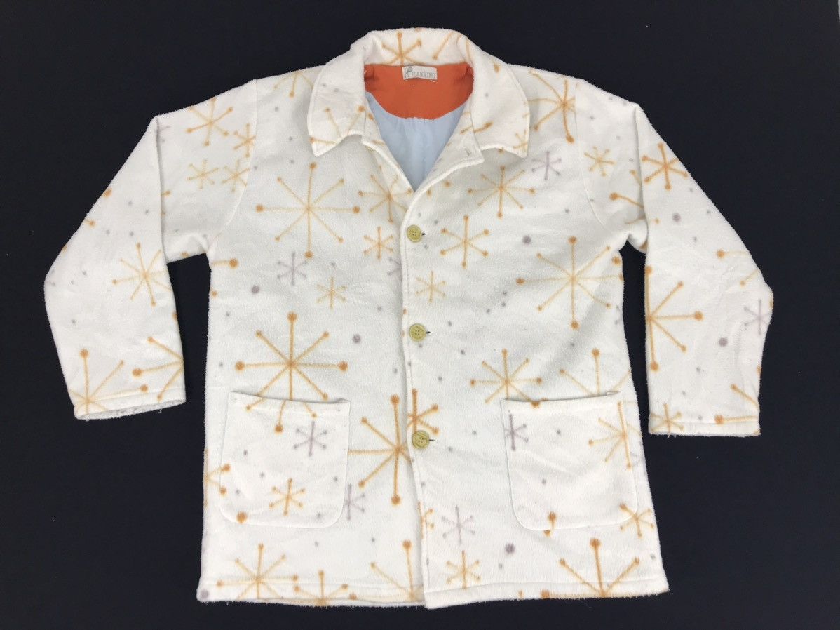 Japanese Brand × Vintage Vintage K Planning Fleece Ethic Star Design Button Down Size US M / EU 48-50 / 2 - 1 Thumbnail