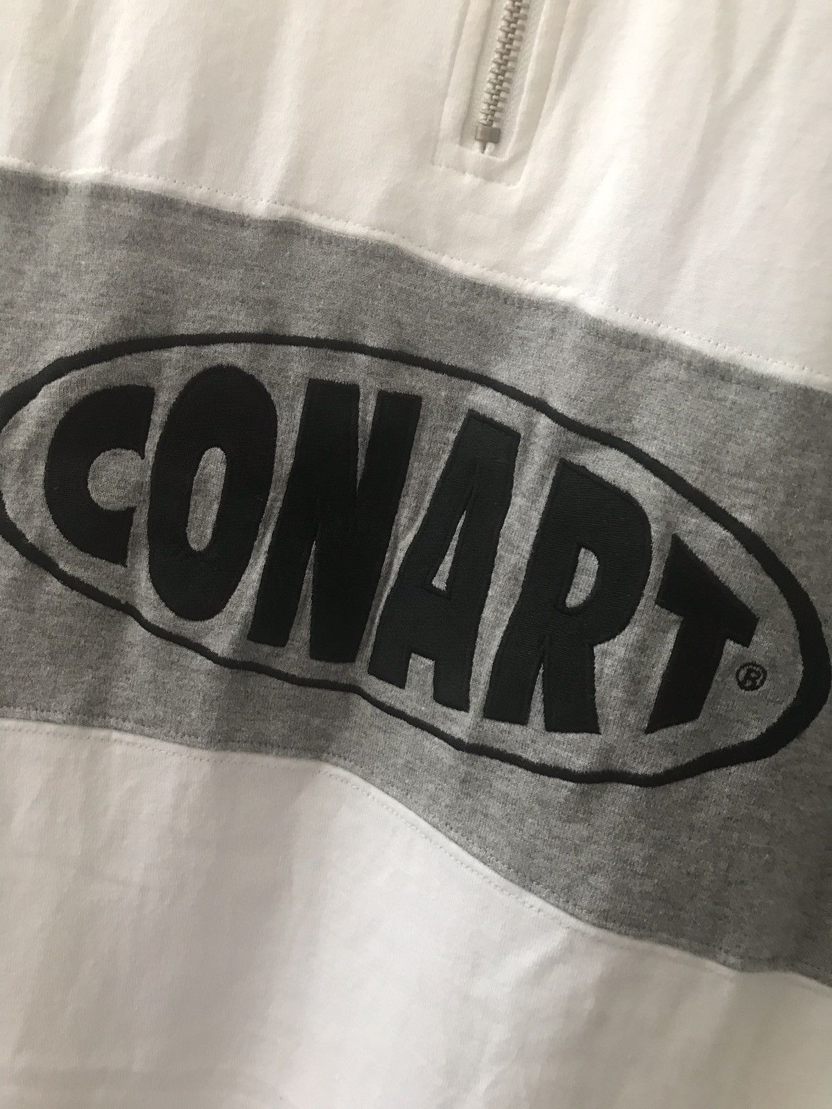 Rap Tees Conart Streetwear Hip Hop Rap Half Zipper Polo Tee Size US L / EU 52-54 / 3 - 3 Thumbnail