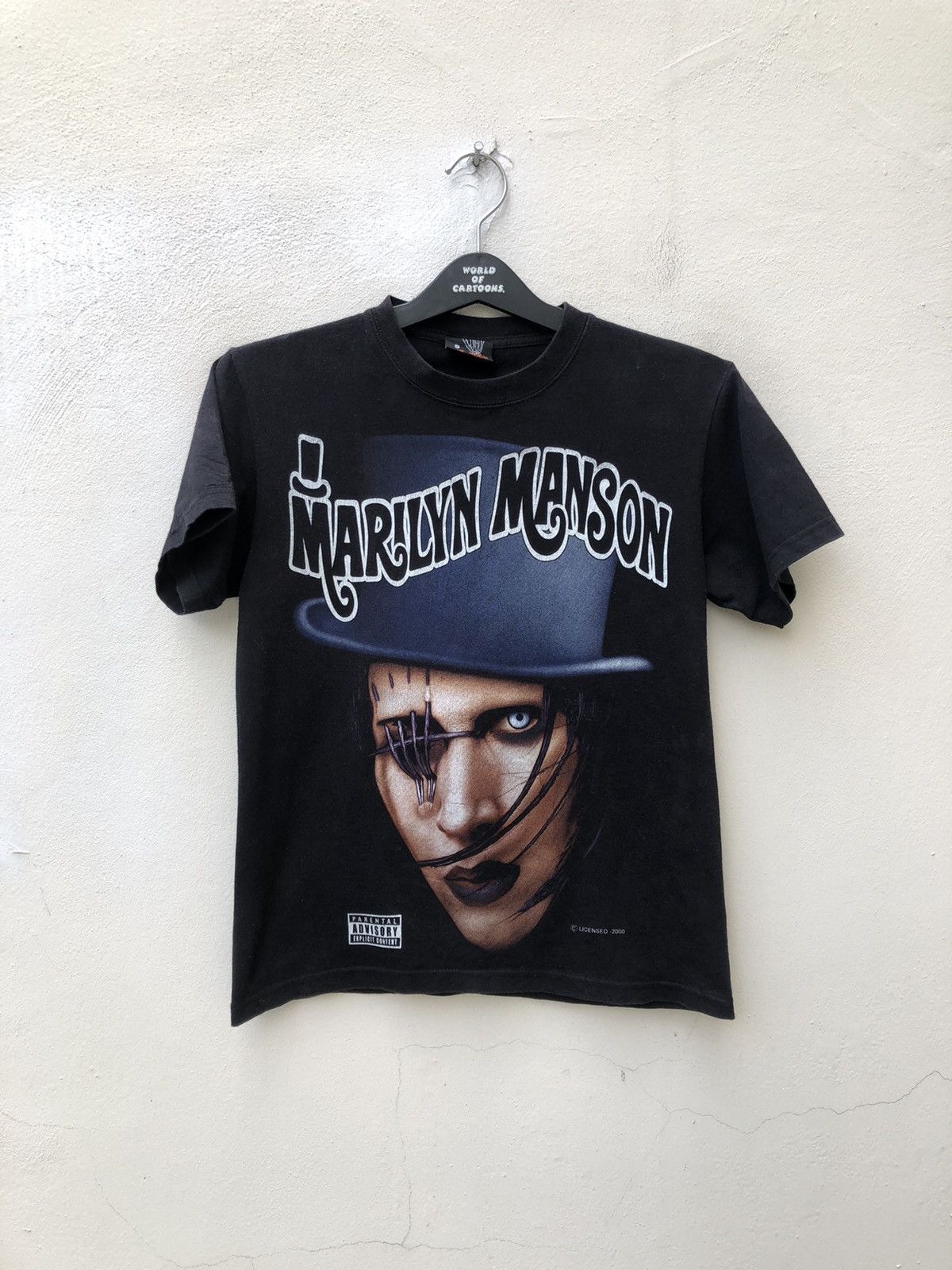 Band Tees Vintage 2000 Bootleg Marilyn Manson Double Sided tee Size US S / EU 44-46 / 1 - 1 Thumbnail