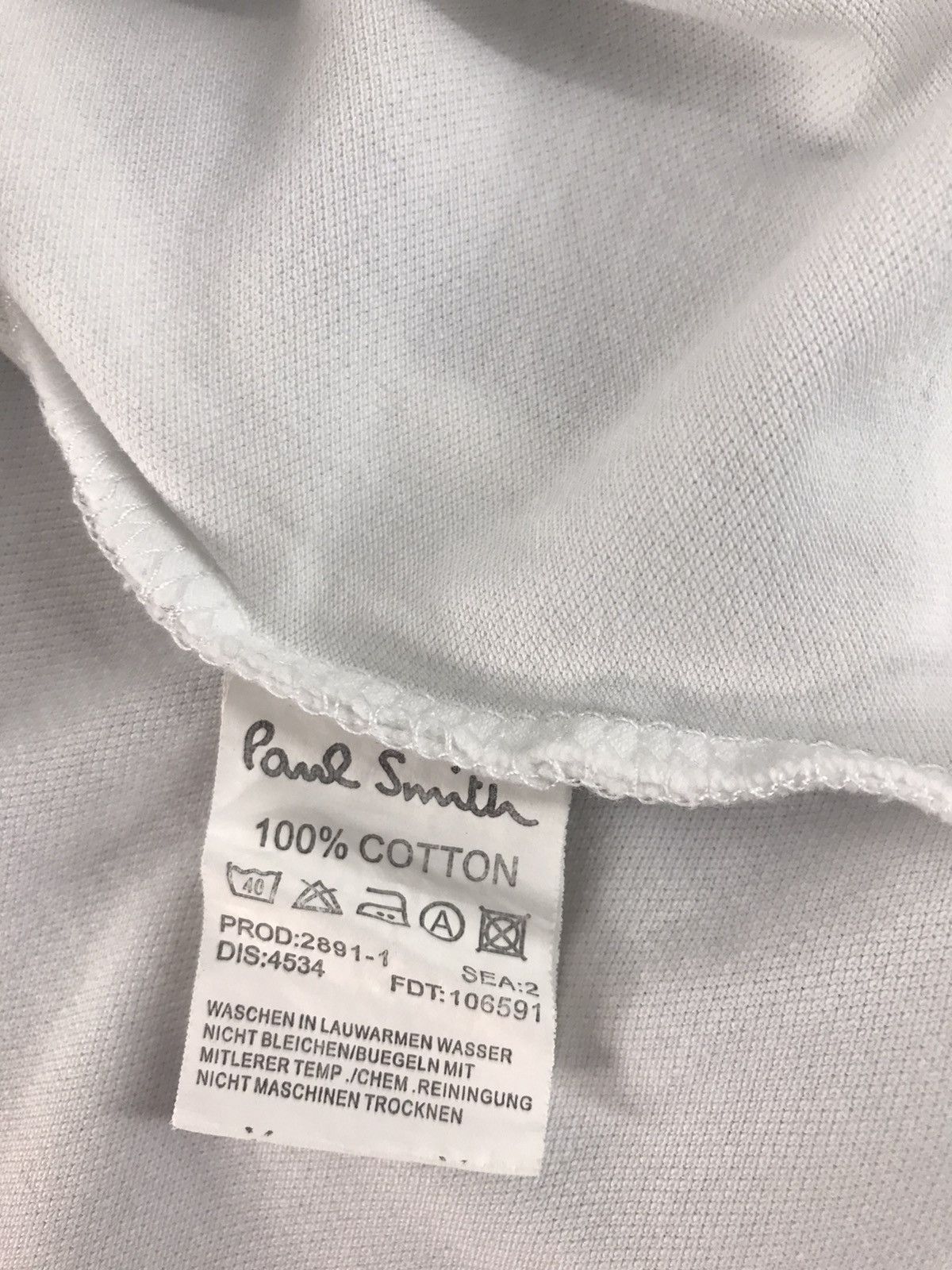 Designer × Paul Smith × Vintage Vtg Paul Smith London Embroidery Logo Polo Tshirt Size L / US 10 / IT 46 - 6 Thumbnail