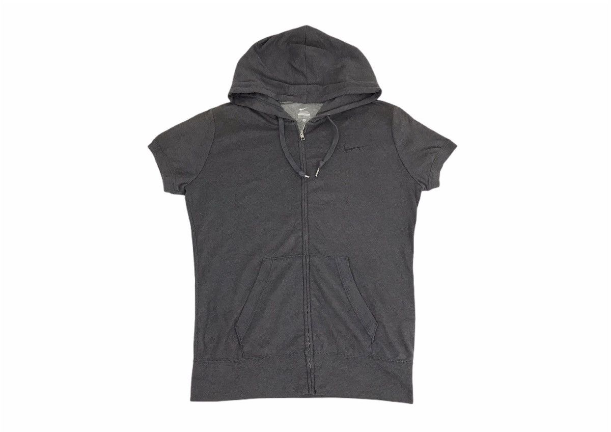 Nike Nike Hoodie Short Sleeve Sportwear Streetwear Pull Over Size S / US 4 / IT 40 - 1 Thumbnail