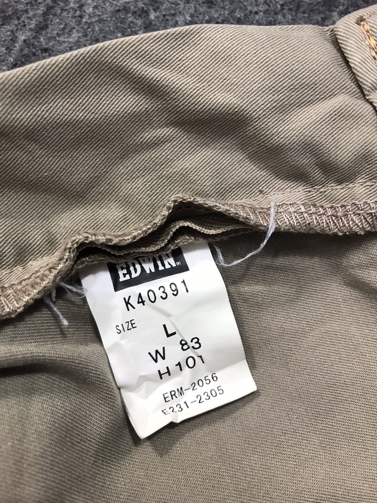 Edwin × Vintage Edwin Exclusive Khakis Trouser Pant Jeans Inspired Designer Size US 30 / EU 46 - 7 Thumbnail
