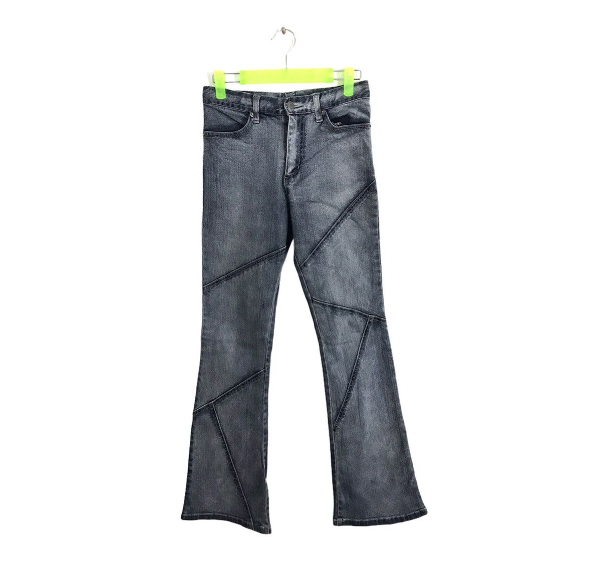 image of Distressed Denim x Vintage Bondage Anime Seditionaries Denim Jeans Indigo 26 in Mid Indigo, Women's